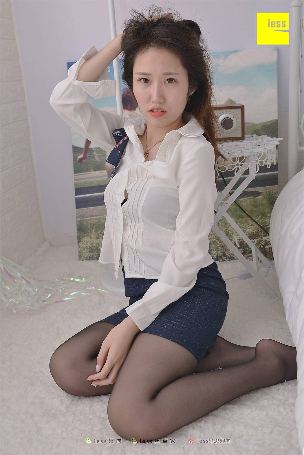 图片[95]-[IESS异思趣向] 2018.07.07 丝足便当249：《红颜知己的制服黑丝》阿馨 在线浏览 – 速更版-美库