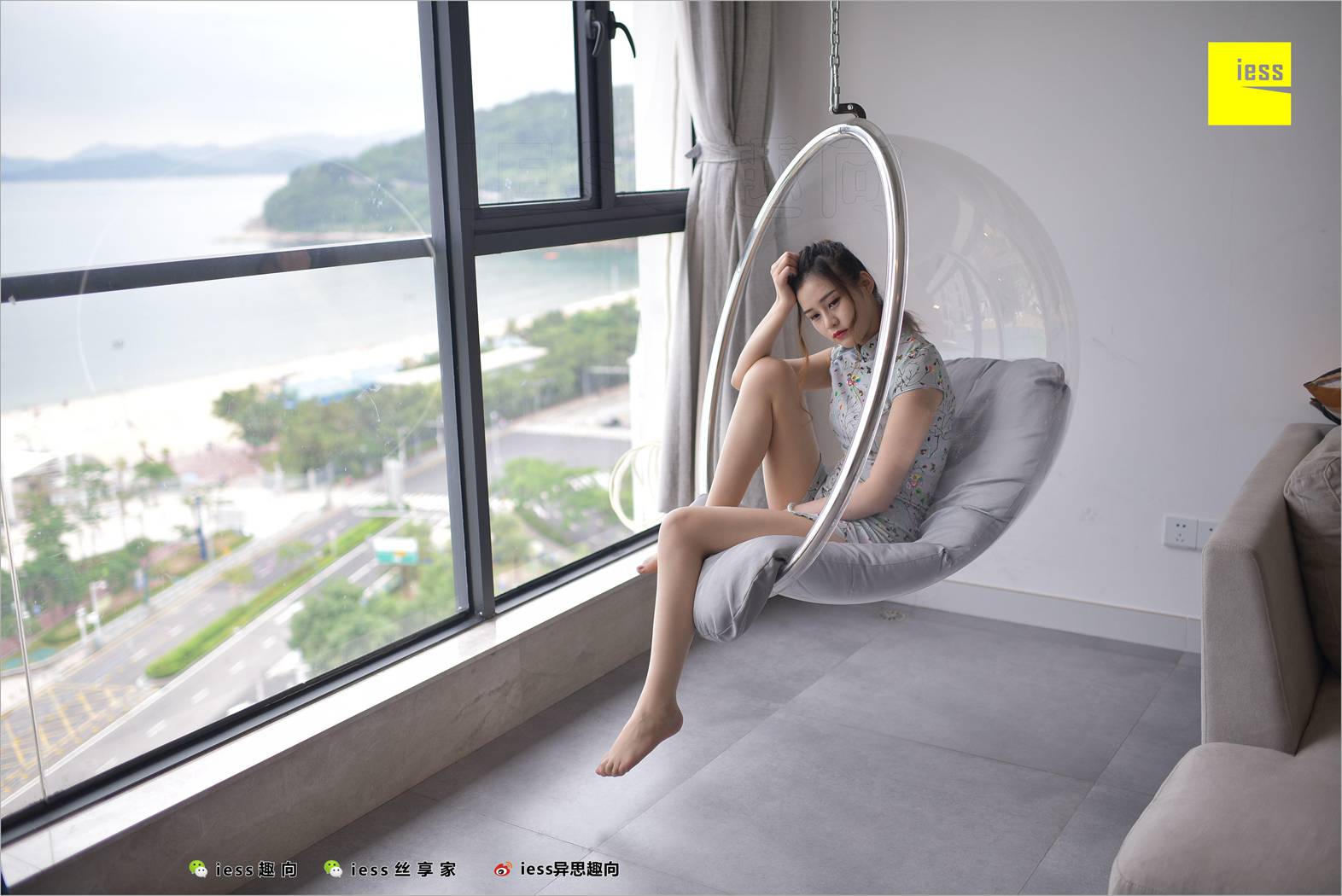 图片[18]-[IESS异思趣向] 2018.07.02 丝足便当247：《九妹的短旗袍》九妹 在线浏览 – 速更版-美库