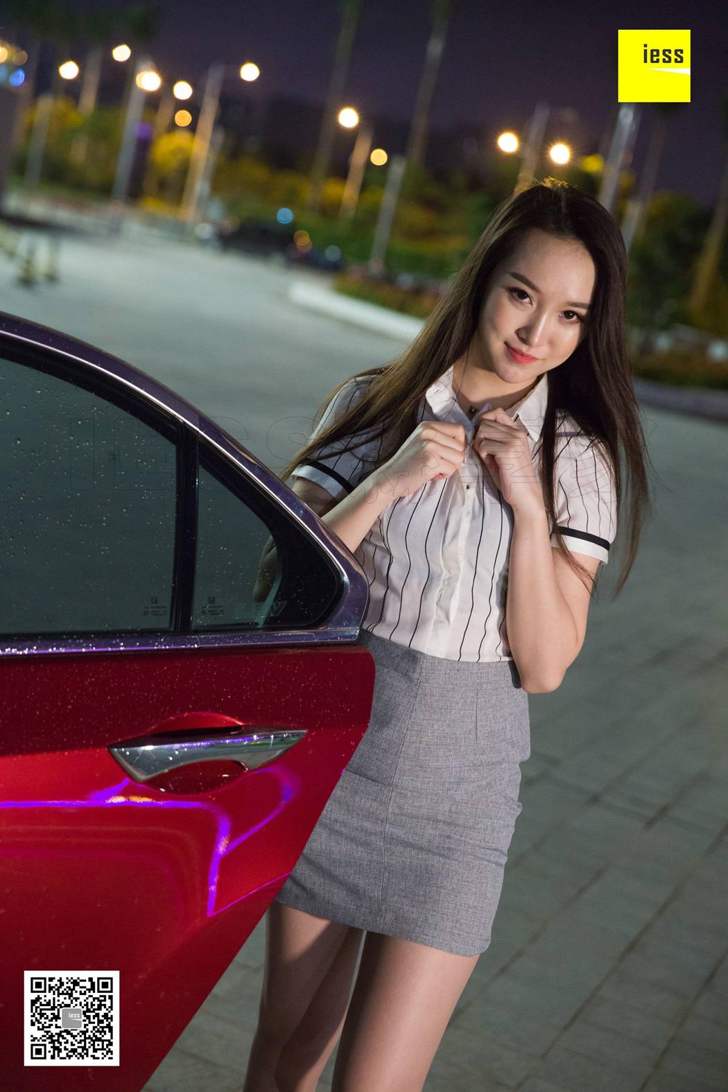 图片[10]-[IESS异思趣向]【魔鬼周三】特刊29期：路灯下的制服 云云 在线浏览 – 速更版-美库