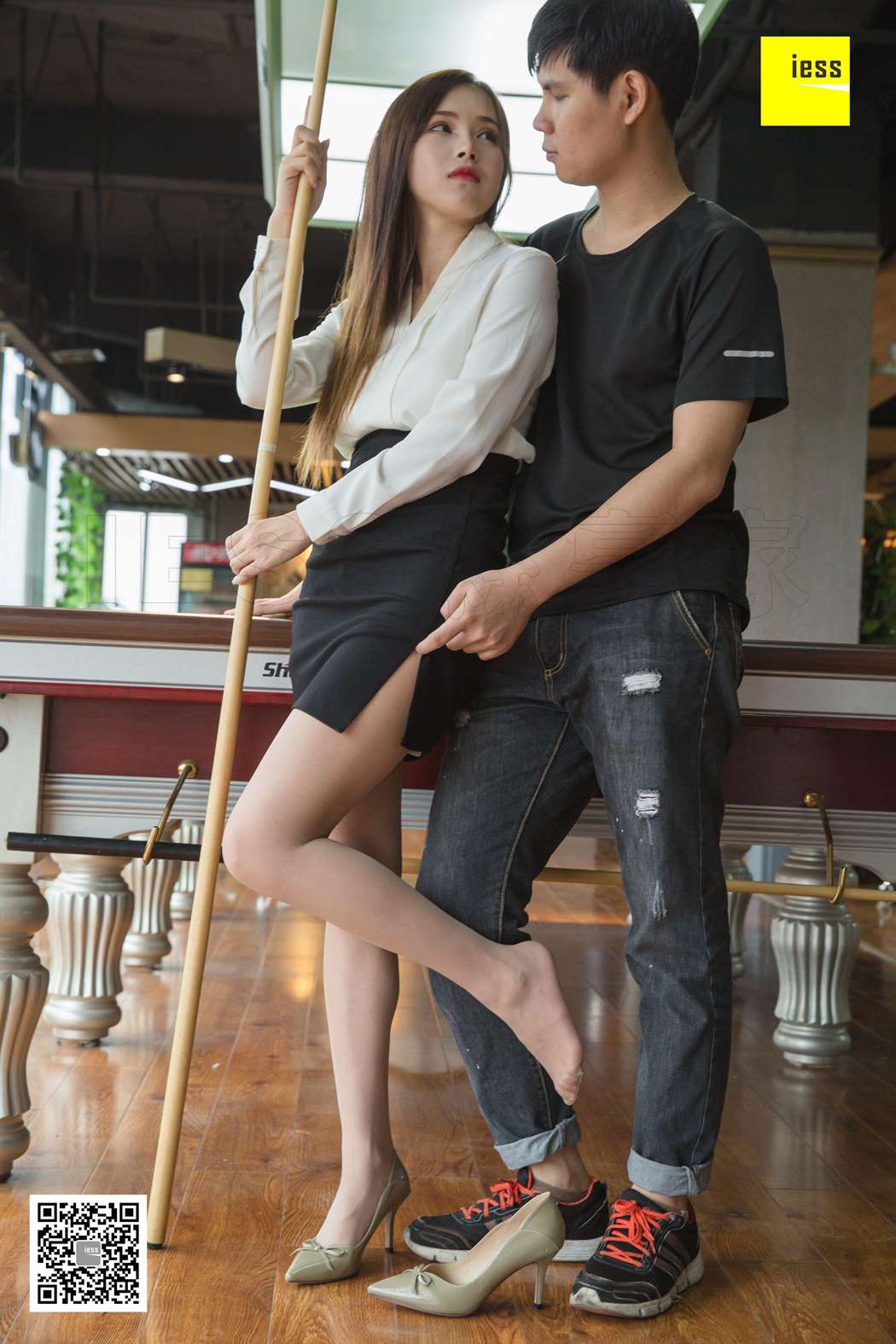 图片[34]-[IESS异思趣向] 2018.10.17《魔鬼周三》特刊38期：小羽 可以教我打台球吗Ⅱ 在线浏览 – 速更版-美库