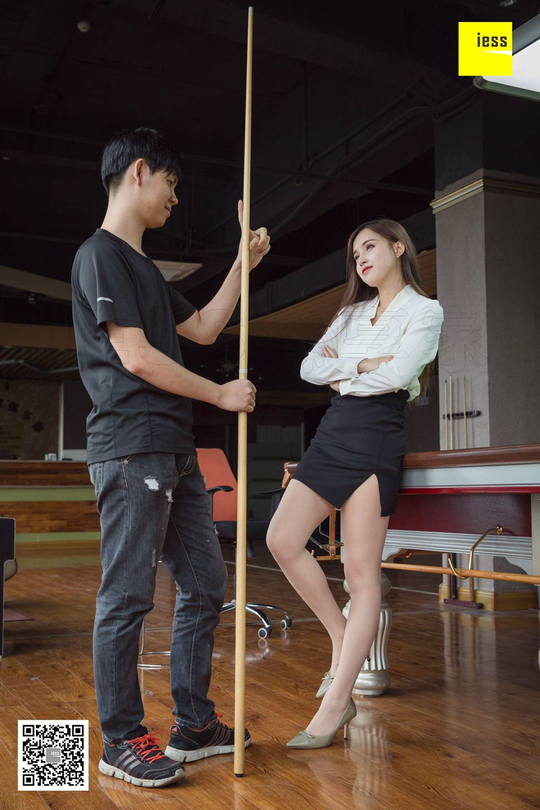 图片[21]-[IESS异思趣向] 2018.10.10《魔鬼周三》特刊37期：小羽 可以教我打台球吗 在线浏览 – 速更版-美库