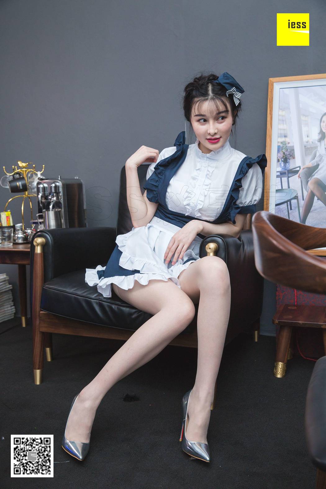 图片[8]-[IESS异思趣向] 2018.11.07《魔鬼周三》特刊41期：九妹、梦梦 双生女仆 在线浏览 – 速更版-美库