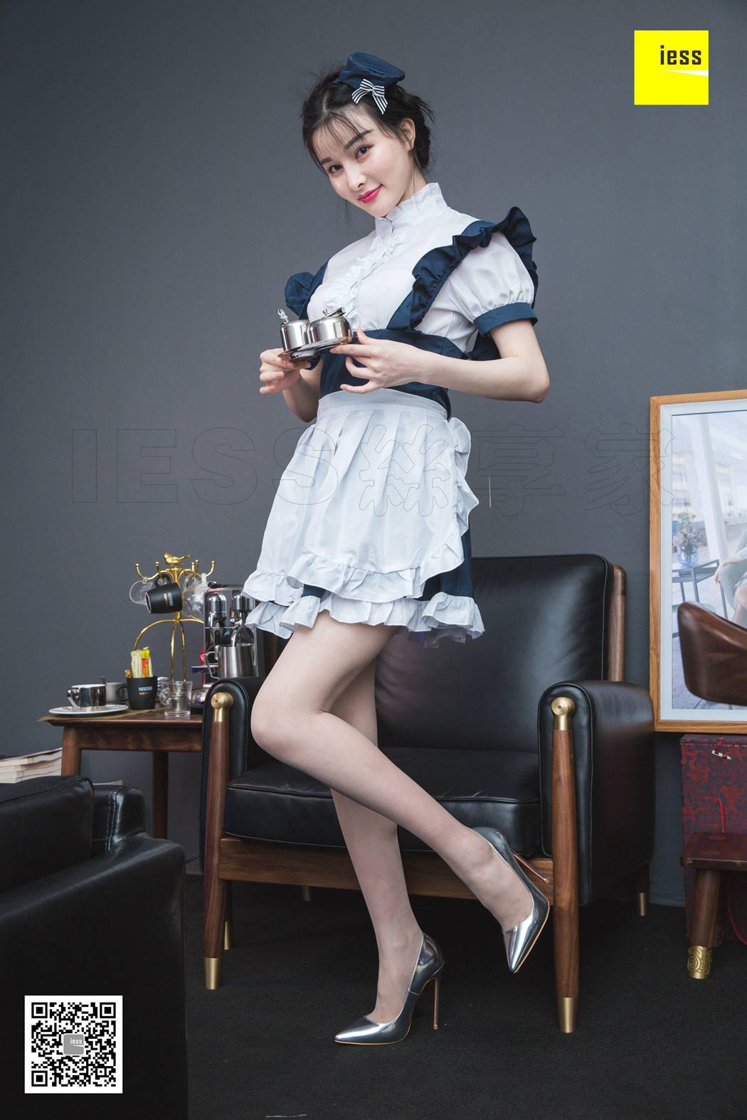 图片[37]-[IESS异思趣向] 2018.11.07《魔鬼周三》特刊41期：九妹、梦梦 双生女仆 在线浏览 – 速更版-美库