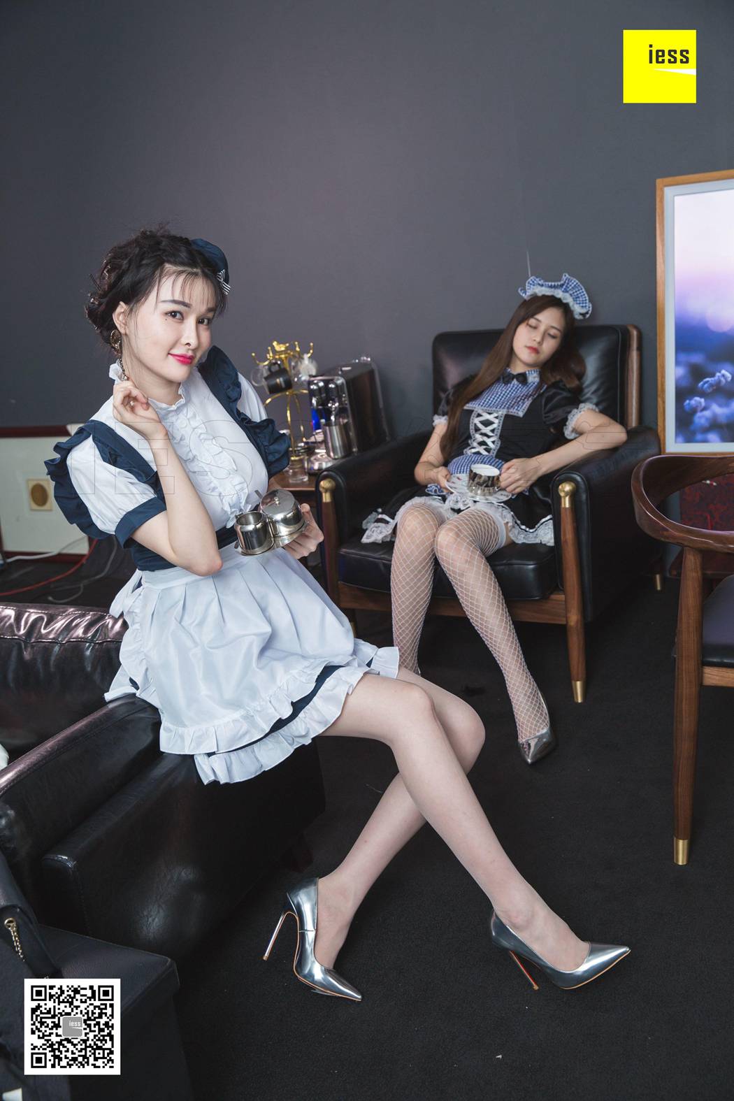 图片[30]-[IESS异思趣向] 2018.11.07《魔鬼周三》特刊41期：九妹、梦梦 双生女仆 在线浏览 – 速更版-美库