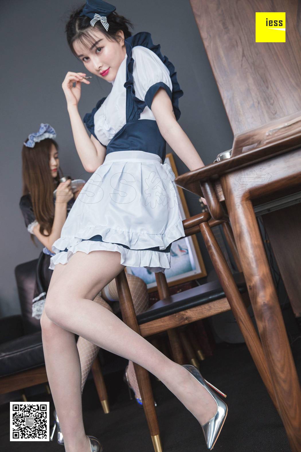 图片[25]-[IESS异思趣向] 2018.11.07《魔鬼周三》特刊41期：九妹、梦梦 双生女仆 在线浏览 – 速更版-美库