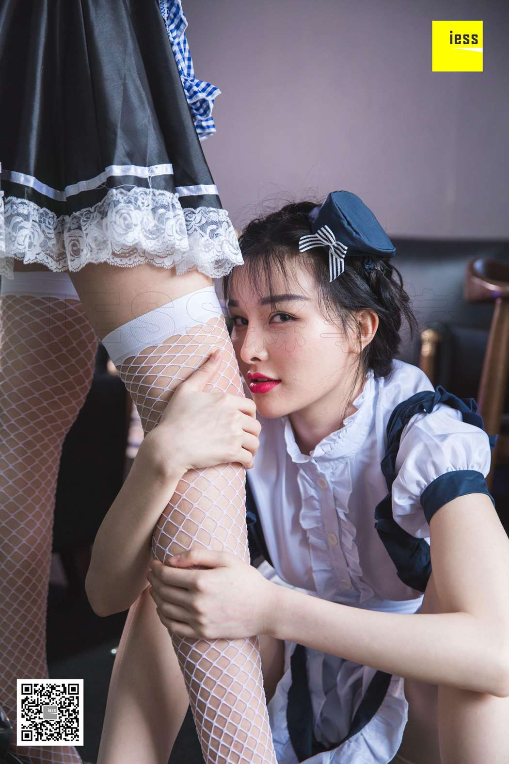 图片[74]-[IESS异思趣向] 2018.11.07《魔鬼周三》特刊41期：九妹、梦梦 双生女仆 在线浏览 – 速更版-美库