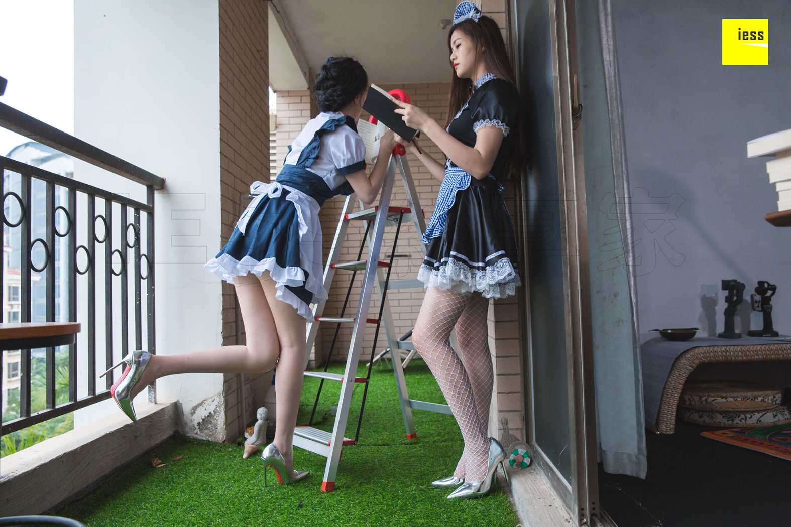 图片[7]-[IESS异思趣向] 2018.11.07《魔鬼周三》特刊41期：九妹、梦梦 双生女仆 在线浏览 – 速更版-美库