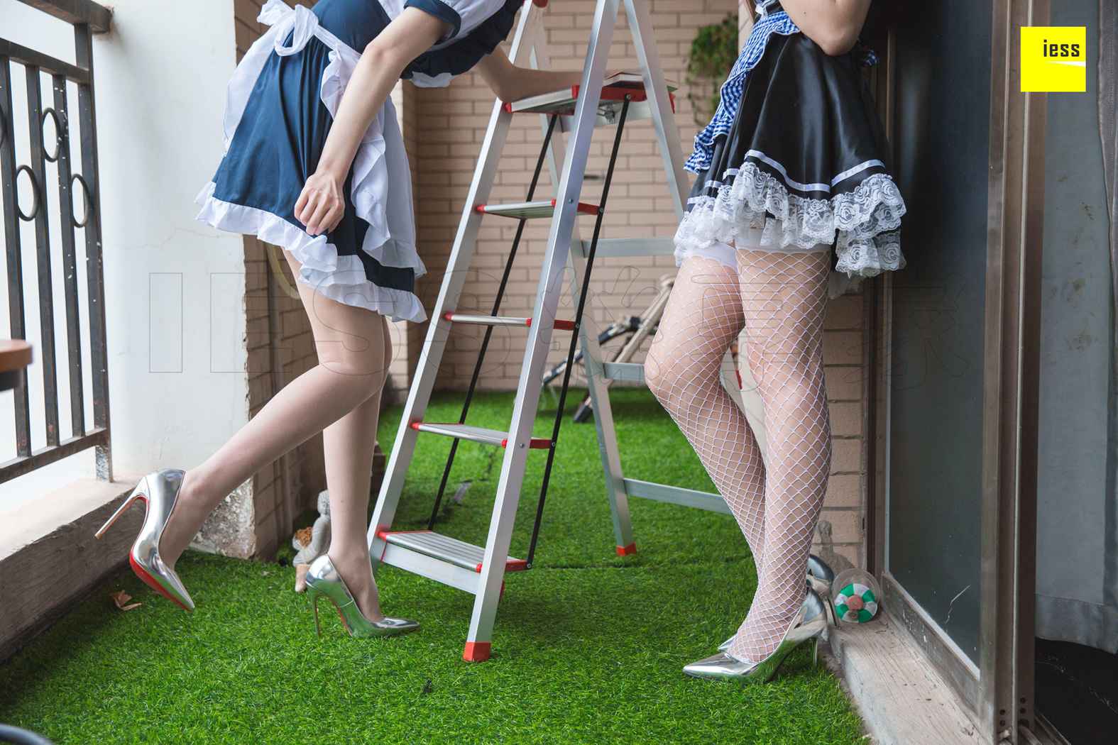 图片[4]-[IESS异思趣向] 2018.11.07《魔鬼周三》特刊41期：九妹、梦梦 双生女仆 在线浏览 – 速更版-美库