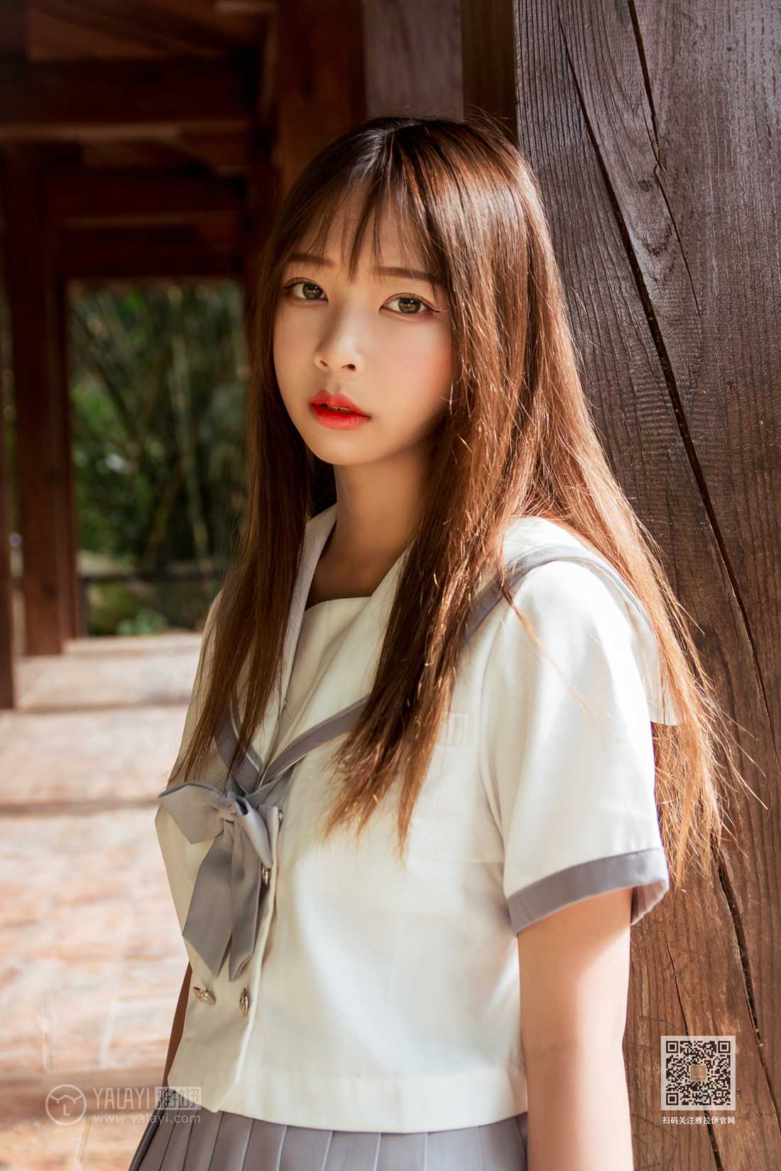 图片[28]-[YALAYI雅拉伊] 2019.11.25 No.471 越秀百褶裙少女 阿禾 在线浏览 – 速更版-美库