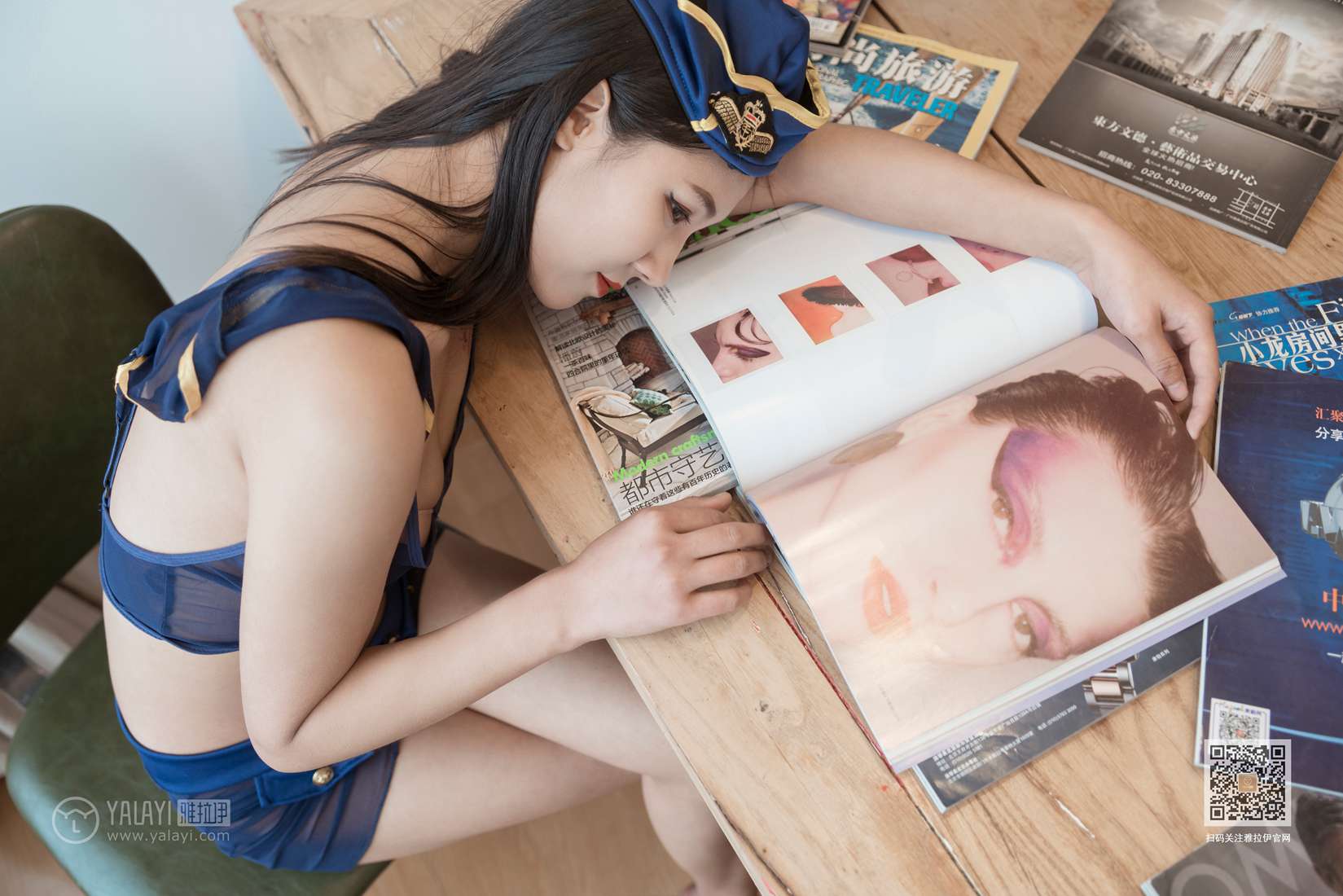 图片[24]-[YALAYI雅拉伊] 2020.01.10 Vol.516 空姐的另一面 诗诗 在线浏览 – 速更版-美库