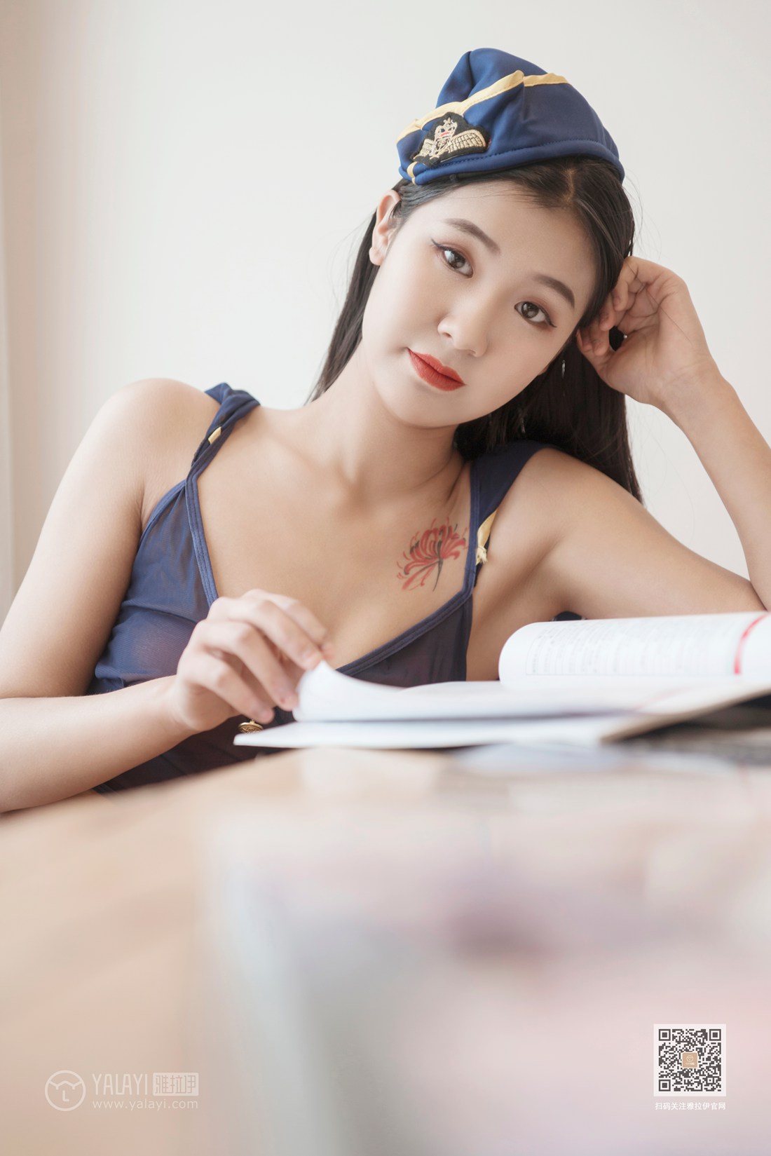 图片[3]-[YALAYI雅拉伊] 2020.01.10 Vol.516 空姐的另一面 诗诗 在线浏览 – 速更版-美库