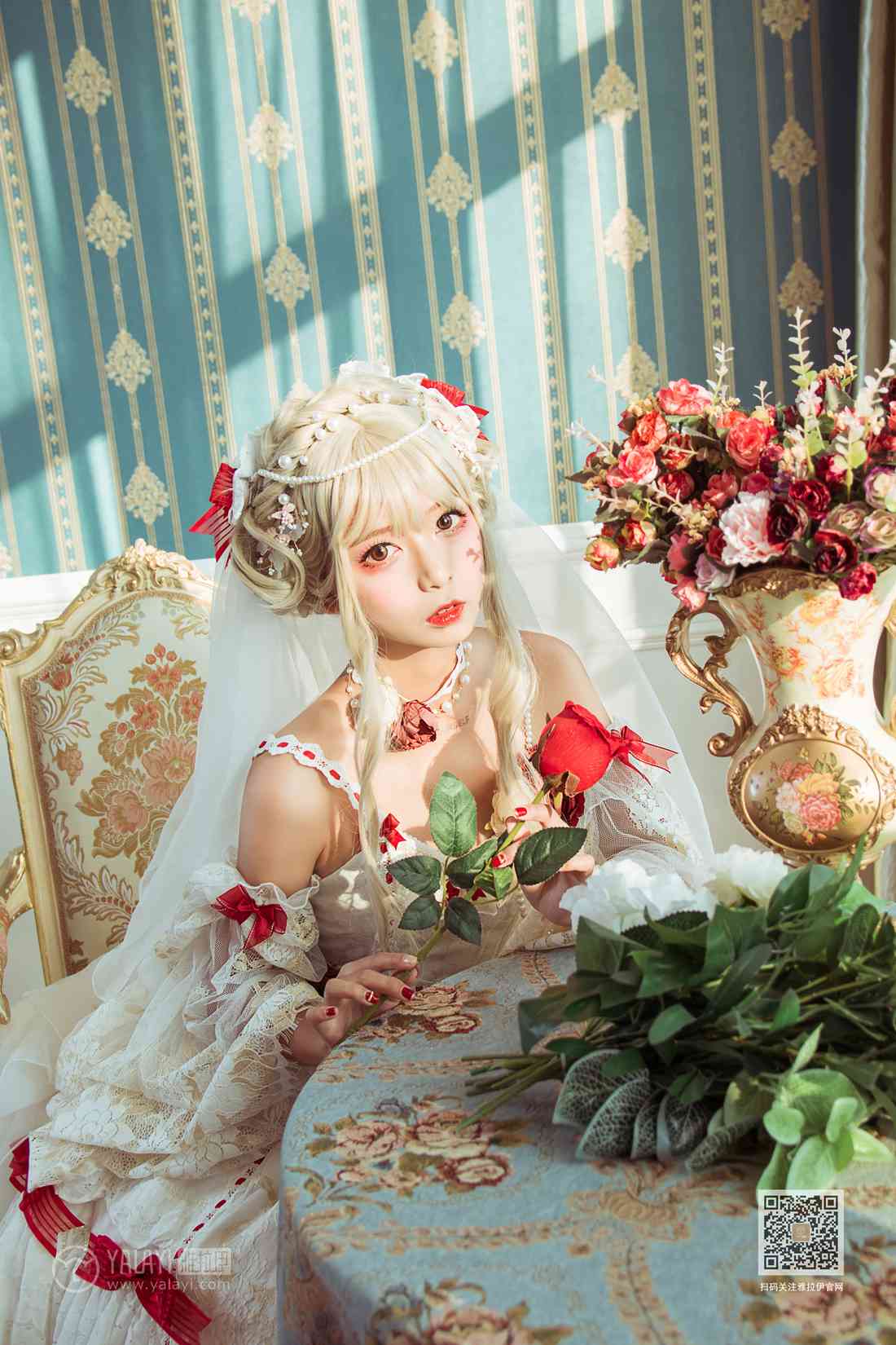 图片[14]-[YALAYI雅拉伊] 2020.01.15 Vol.521 梦幻洛丽塔 阿禾 在线浏览 – 速更版-美库