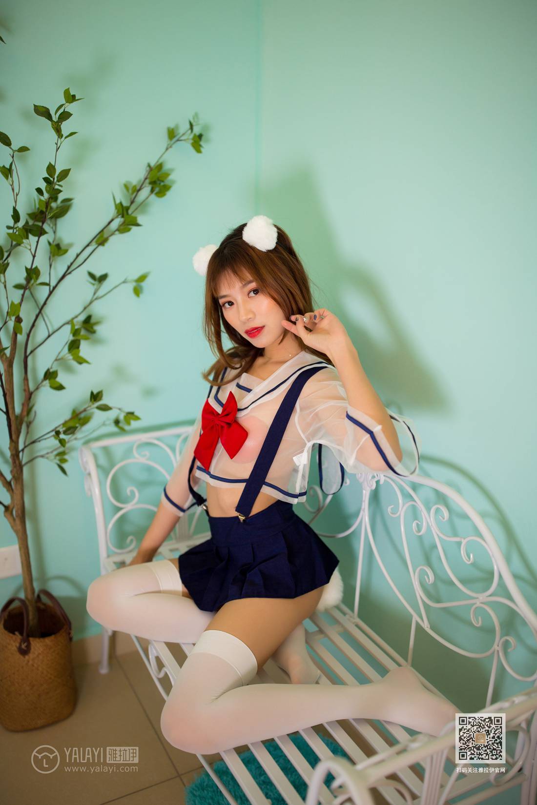 图片[40]-[YALAYI雅拉伊] 2020.02.20 Vol.550 进化的JK少女 丽雅 在线浏览 – 速更版-美库