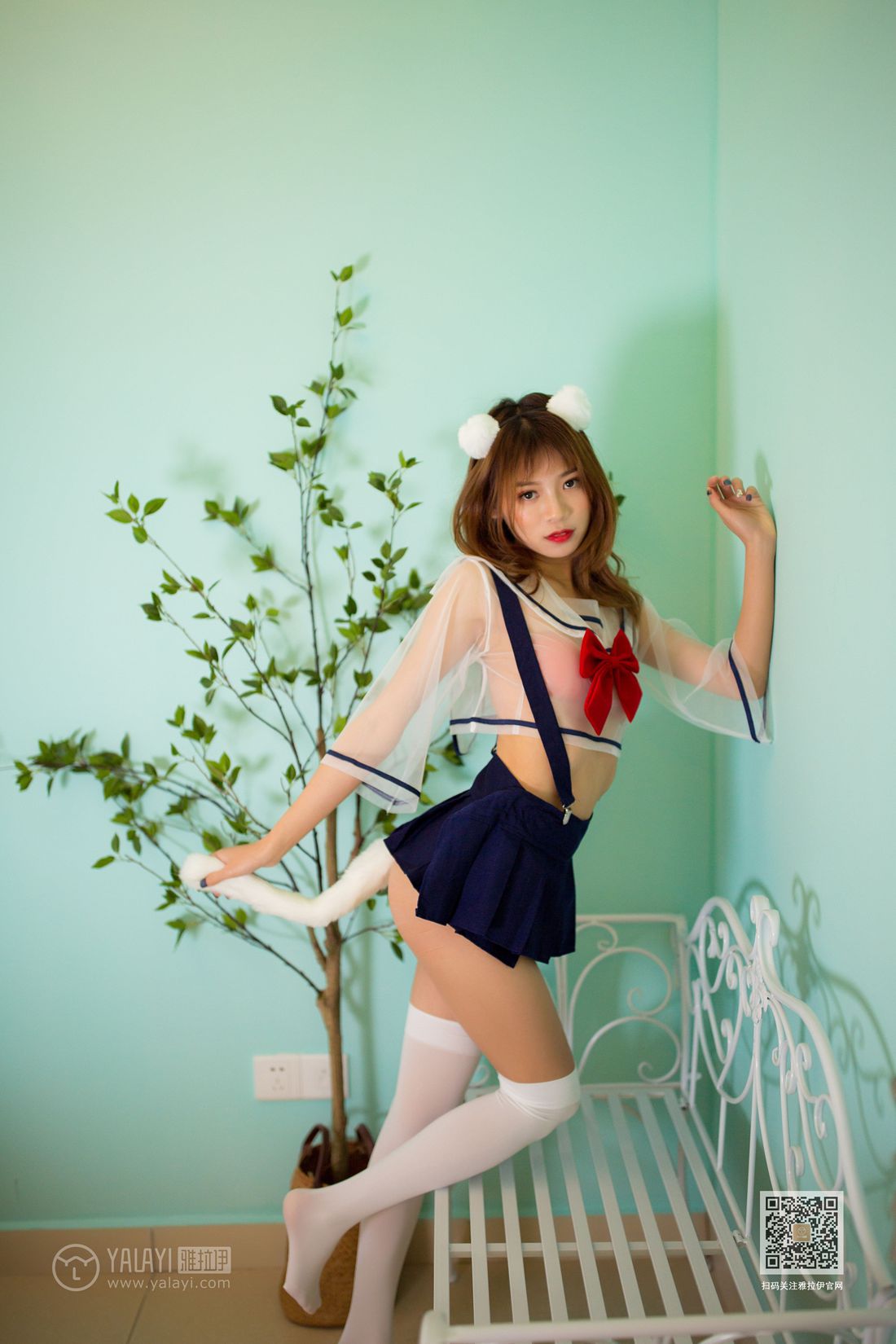 图片[53]-[YALAYI雅拉伊] 2020.02.20 Vol.550 进化的JK少女 丽雅 在线浏览 – 速更版-美库