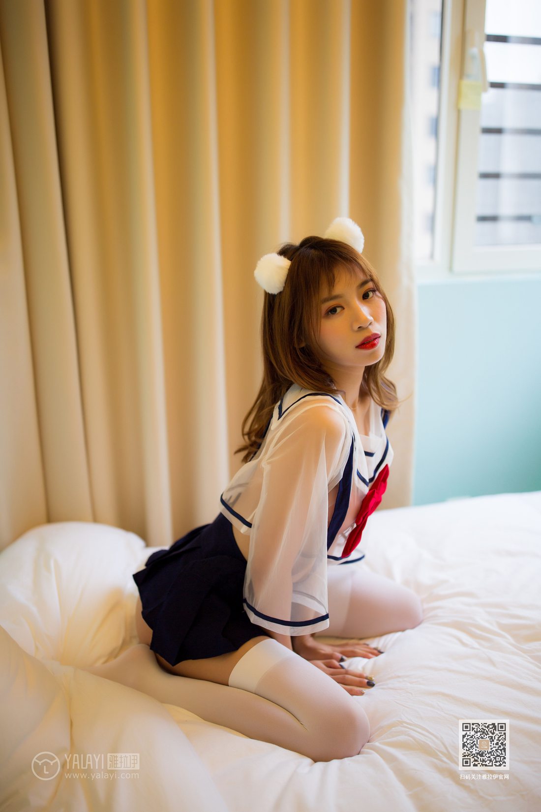 图片[13]-[YALAYI雅拉伊] 2020.02.20 Vol.550 进化的JK少女 丽雅 在线浏览 – 速更版-美库