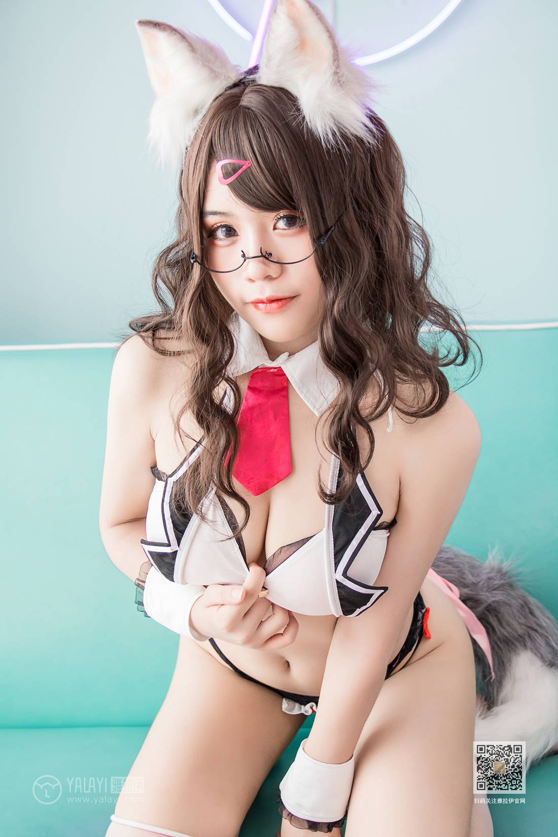 图片[22]-[YALAYI雅拉伊] 2020.03.07 Vol.566 狐耳娘 莉娜 在线浏览 – 速更版-美库