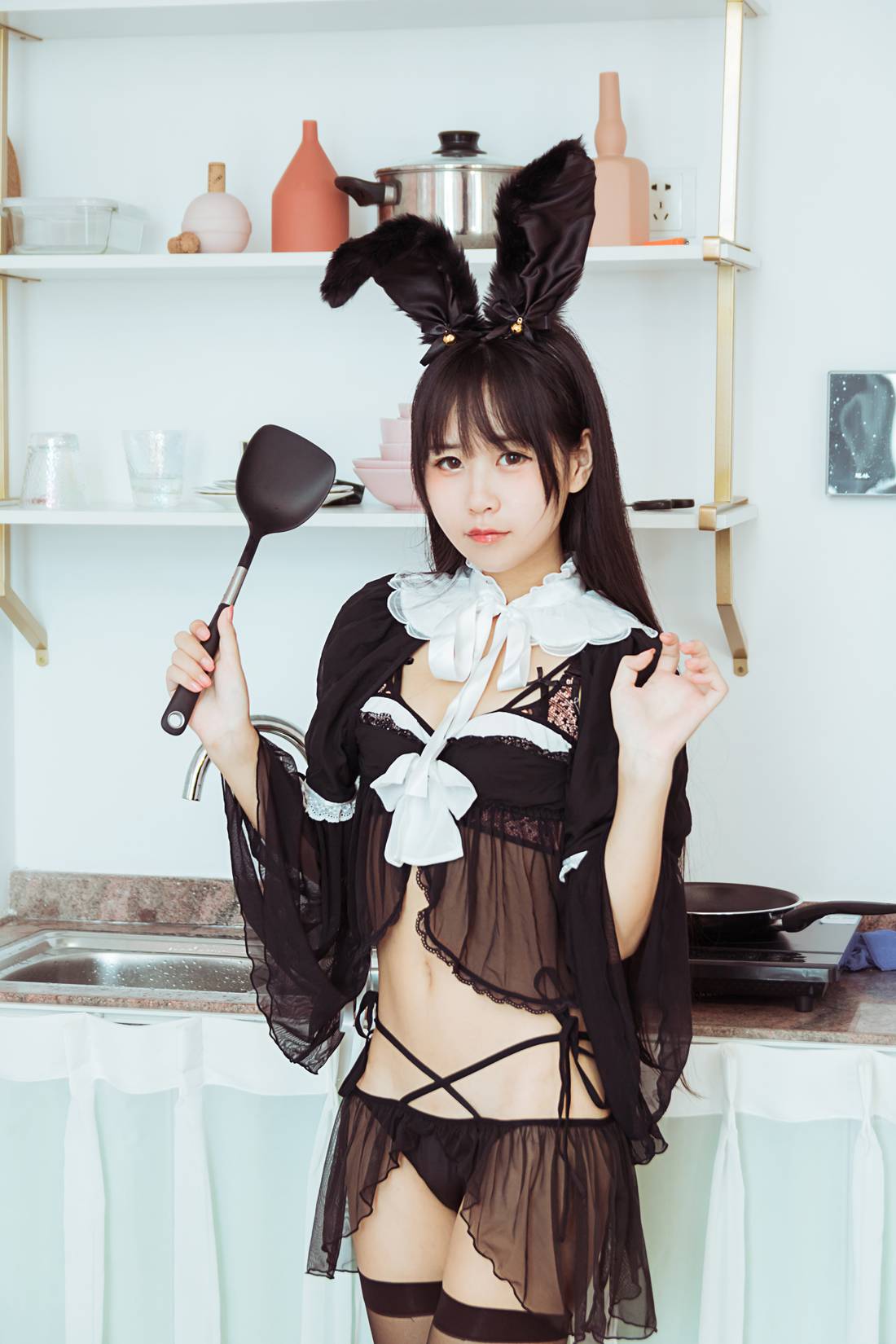 图片[5]-[YALAYI雅拉伊] 2020.04.26 Vol.616 今晚穿了女仆装 甜酱吖 在线浏览 – 速更版-美库