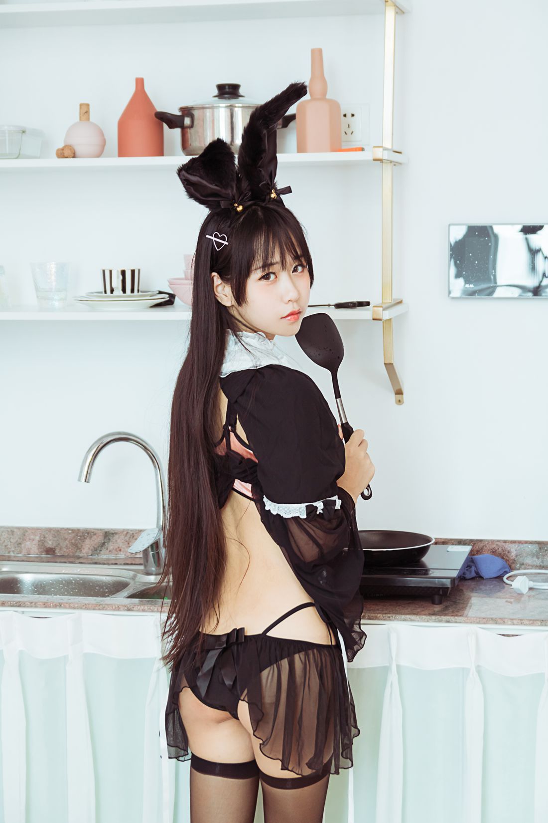 图片[24]-[YALAYI雅拉伊] 2020.04.26 Vol.616 今晚穿了女仆装 甜酱吖 在线浏览 – 速更版-美库