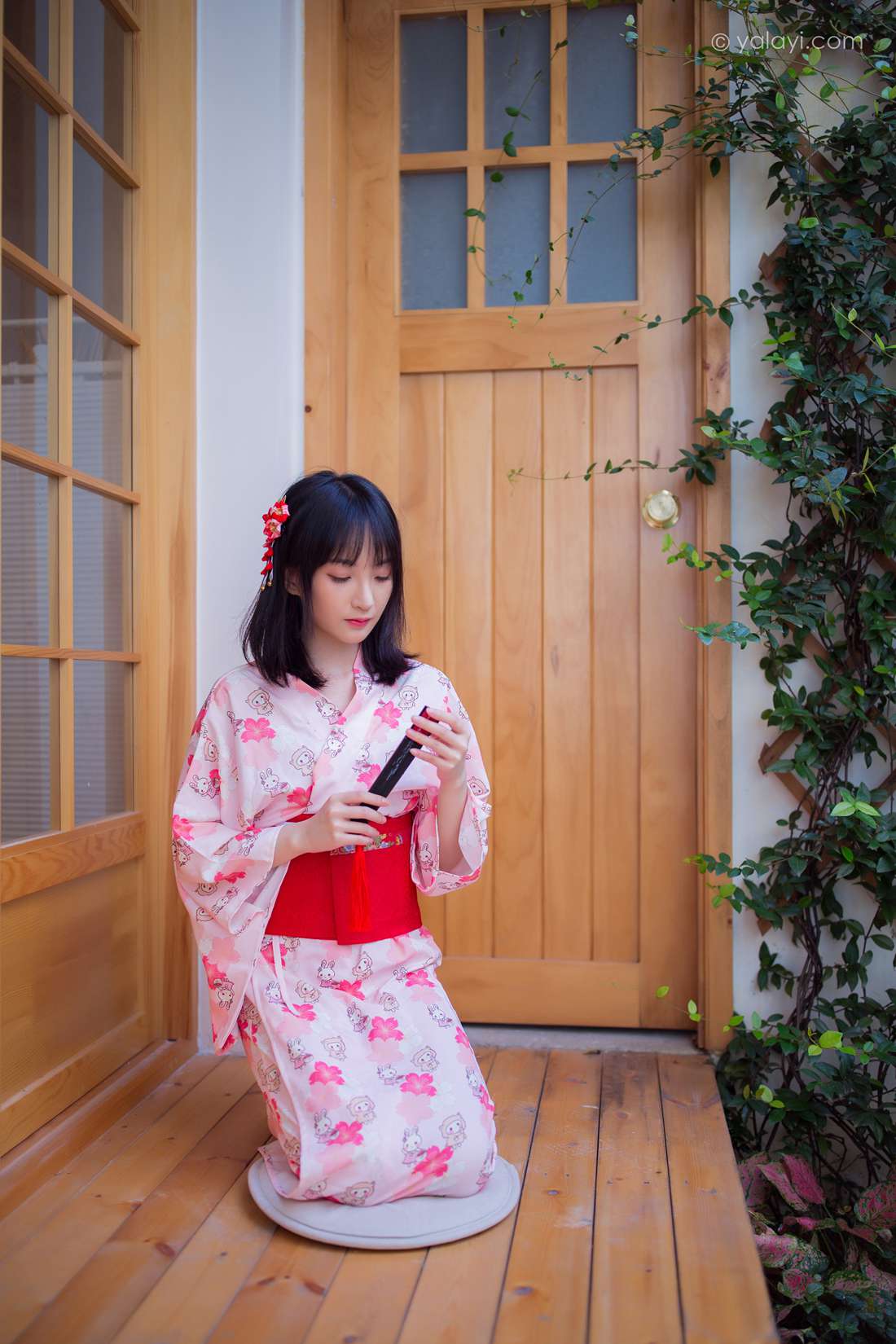 图片[42]-[YALAYI雅拉伊] 2020.09.23 No.706 樱花精灵 落落 在线浏览 – 速更版-美库