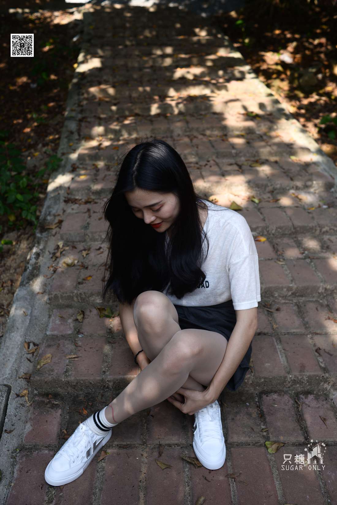 图片[144]-[只糖棉袜] NO.043 文文 包臀裙肉丝棉袜小白鞋 在线浏览 – 速更版-美库