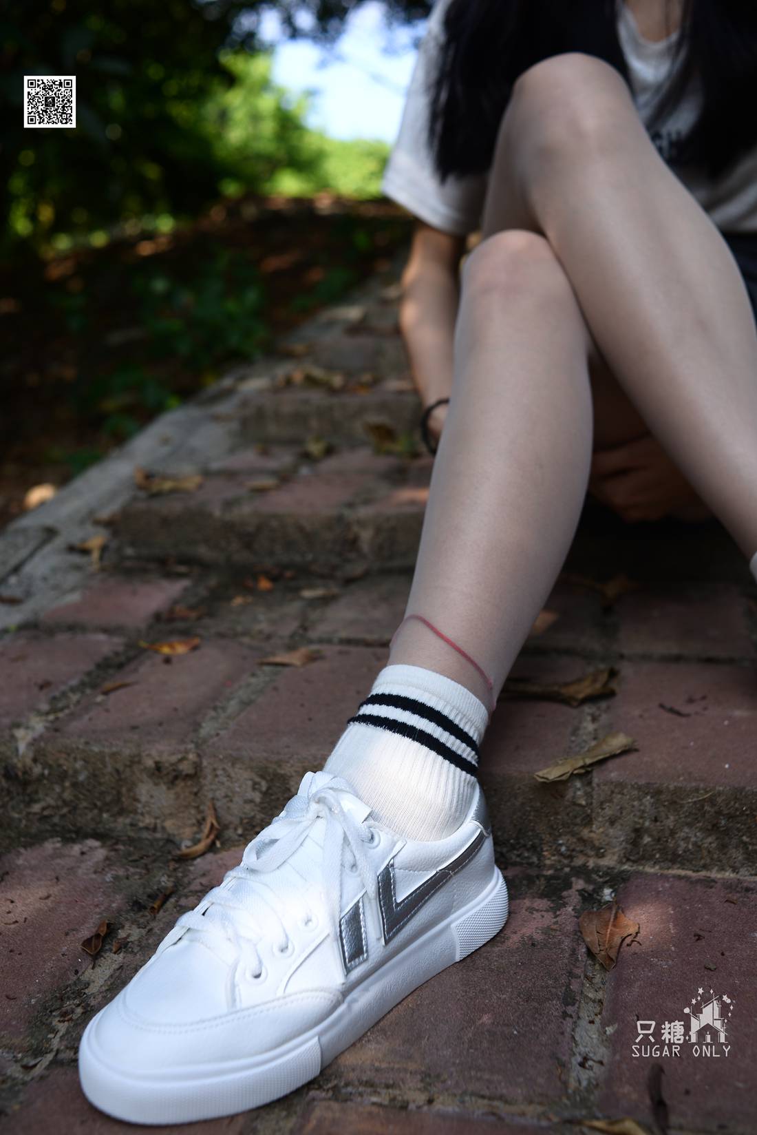 图片[207]-[只糖棉袜] NO.043 文文 包臀裙肉丝棉袜小白鞋 在线浏览 – 速更版-美库