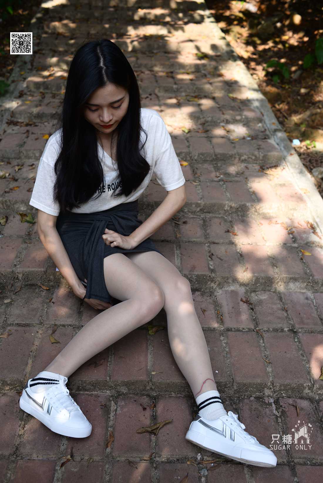 图片[109]-[只糖棉袜] NO.043 文文 包臀裙肉丝棉袜小白鞋 在线浏览 – 速更版-美库