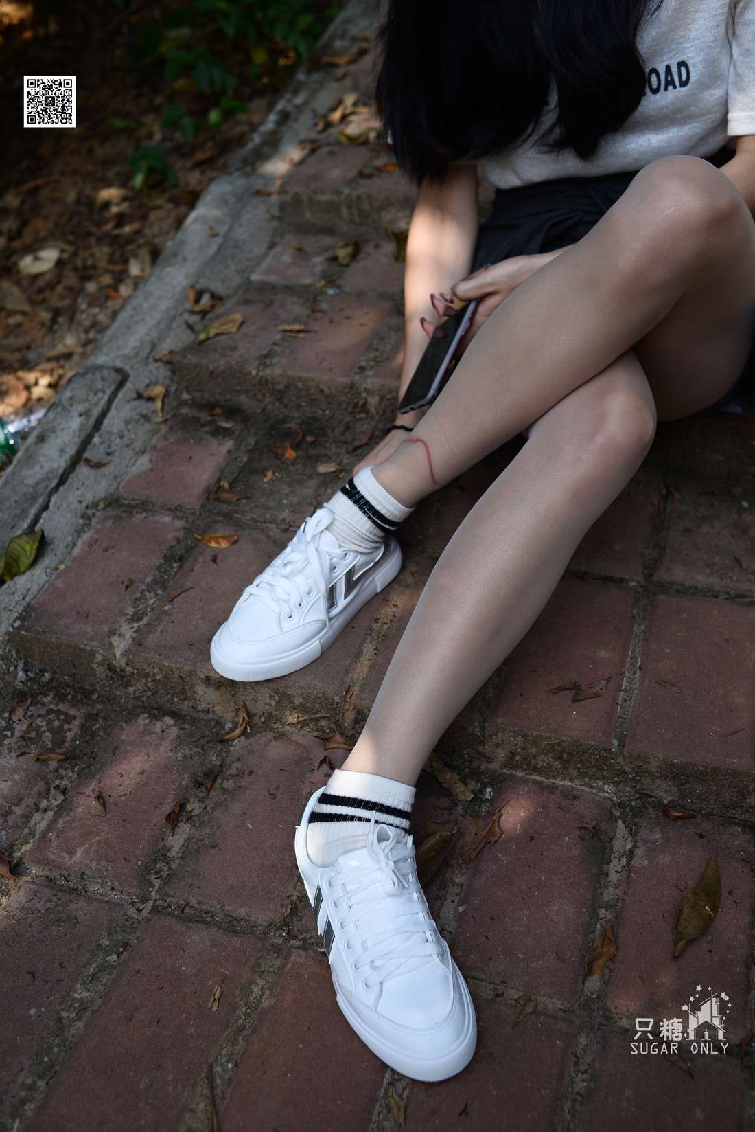 图片[119]-[只糖棉袜] NO.043 文文 包臀裙肉丝棉袜小白鞋 在线浏览 – 速更版-美库