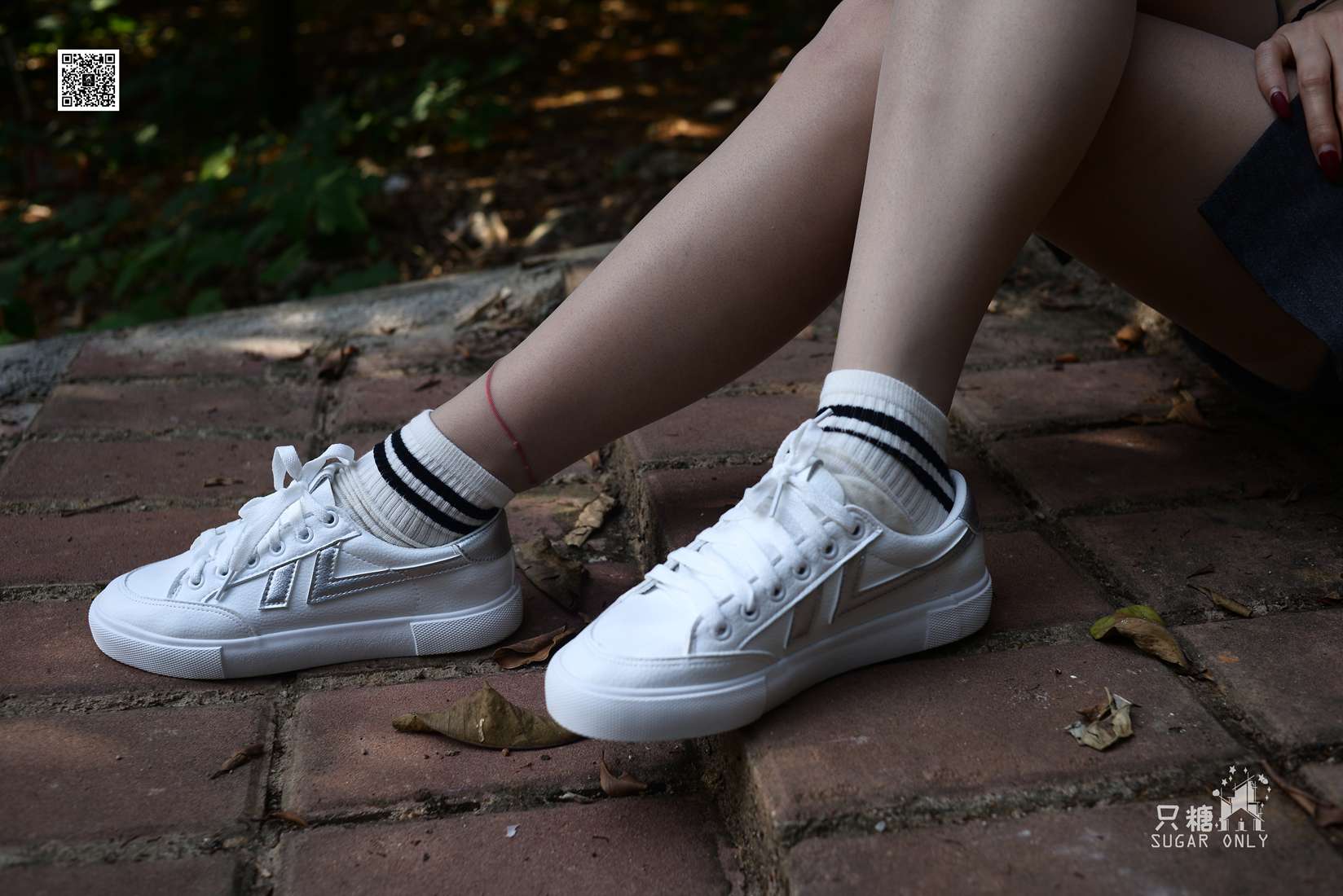 图片[9]-[只糖棉袜] NO.043 文文 包臀裙肉丝棉袜小白鞋 在线浏览 – 速更版-美库