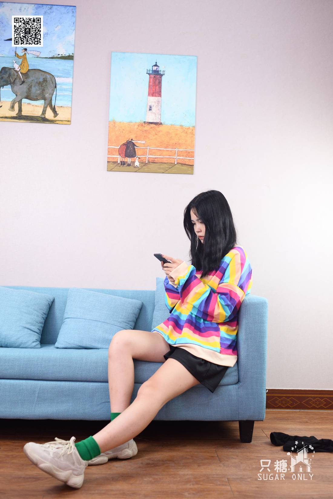 图片[108]-[只糖棉袜] NO.045 野鹿 彩虹糖给我一颗好不好 在线浏览 – 速更版-美库