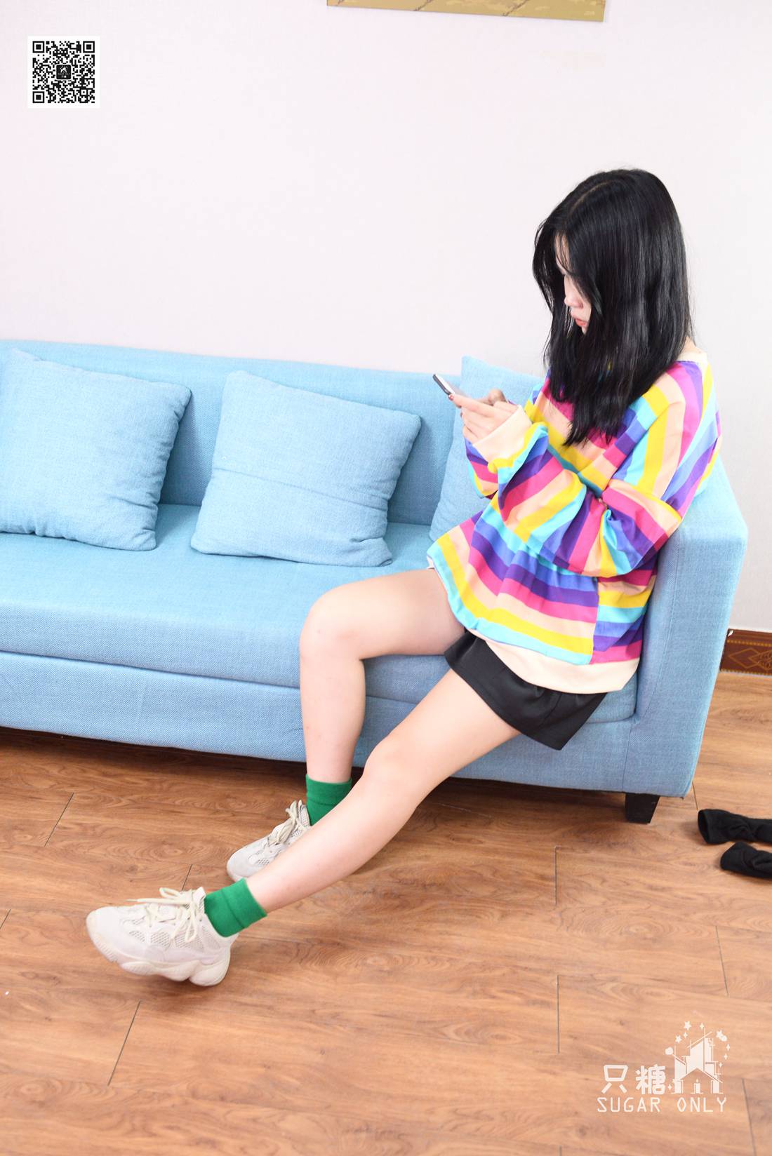 图片[287]-[只糖棉袜] NO.045 野鹿 彩虹糖给我一颗好不好 在线浏览 – 速更版-美库