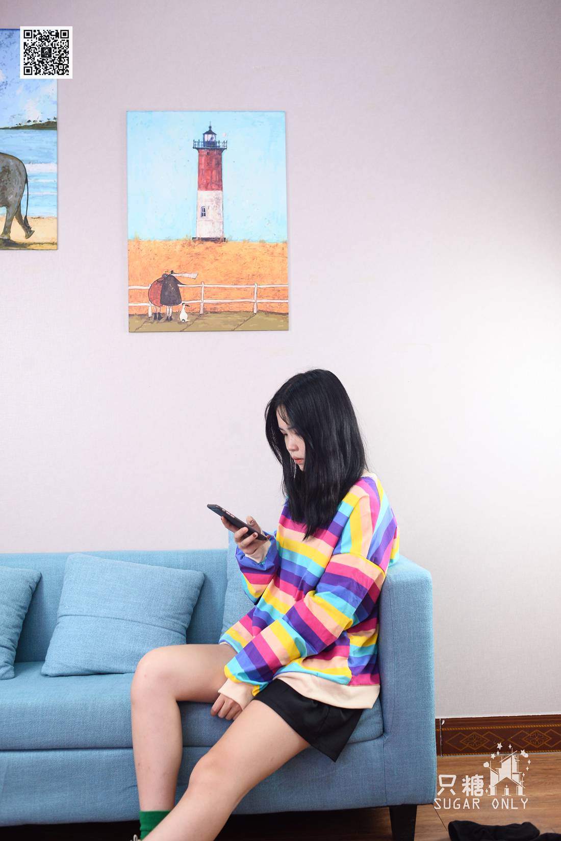 图片[143]-[只糖棉袜] NO.045 野鹿 彩虹糖给我一颗好不好 在线浏览 – 速更版-美库