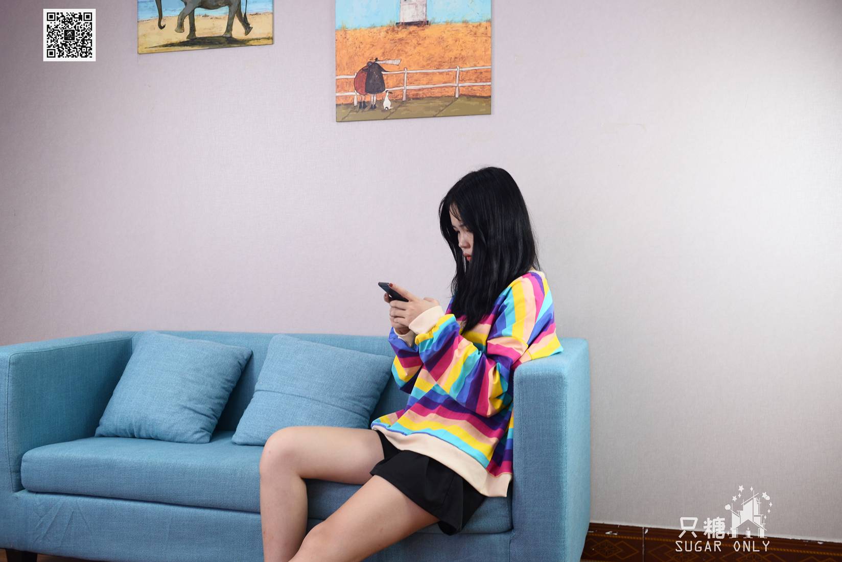 图片[276]-[只糖棉袜] NO.045 野鹿 彩虹糖给我一颗好不好 在线浏览 – 速更版-美库