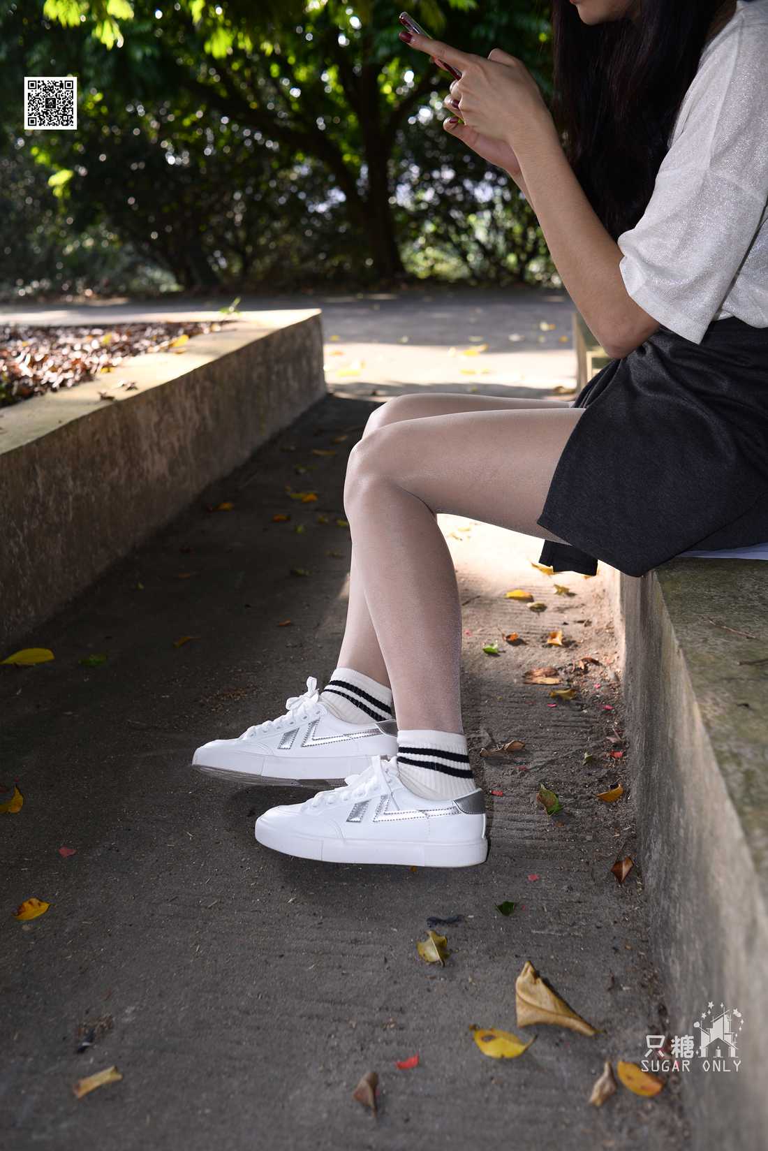 图片[79]-[只糖棉袜] NO.043 文文 包臀裙肉丝棉袜小白鞋 在线浏览 – 速更版-美库