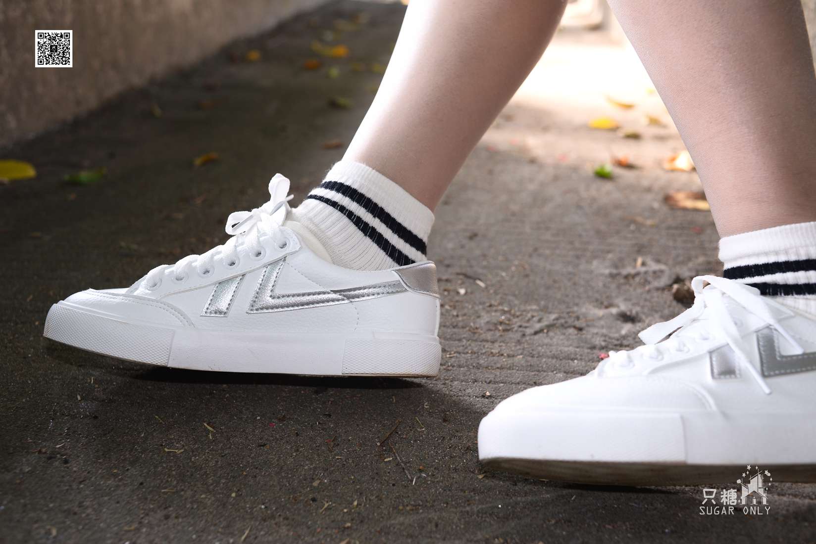 图片[235]-[只糖棉袜] NO.043 文文 包臀裙肉丝棉袜小白鞋 在线浏览 – 速更版-美库