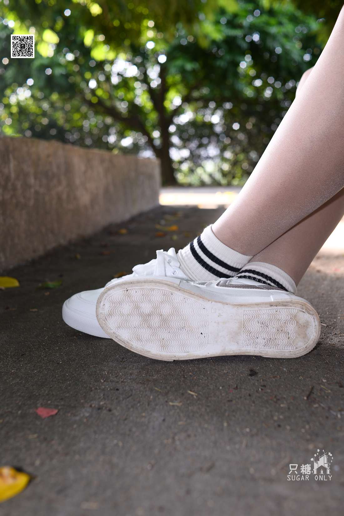 图片[262]-[只糖棉袜] NO.043 文文 包臀裙肉丝棉袜小白鞋 在线浏览 – 速更版-美库