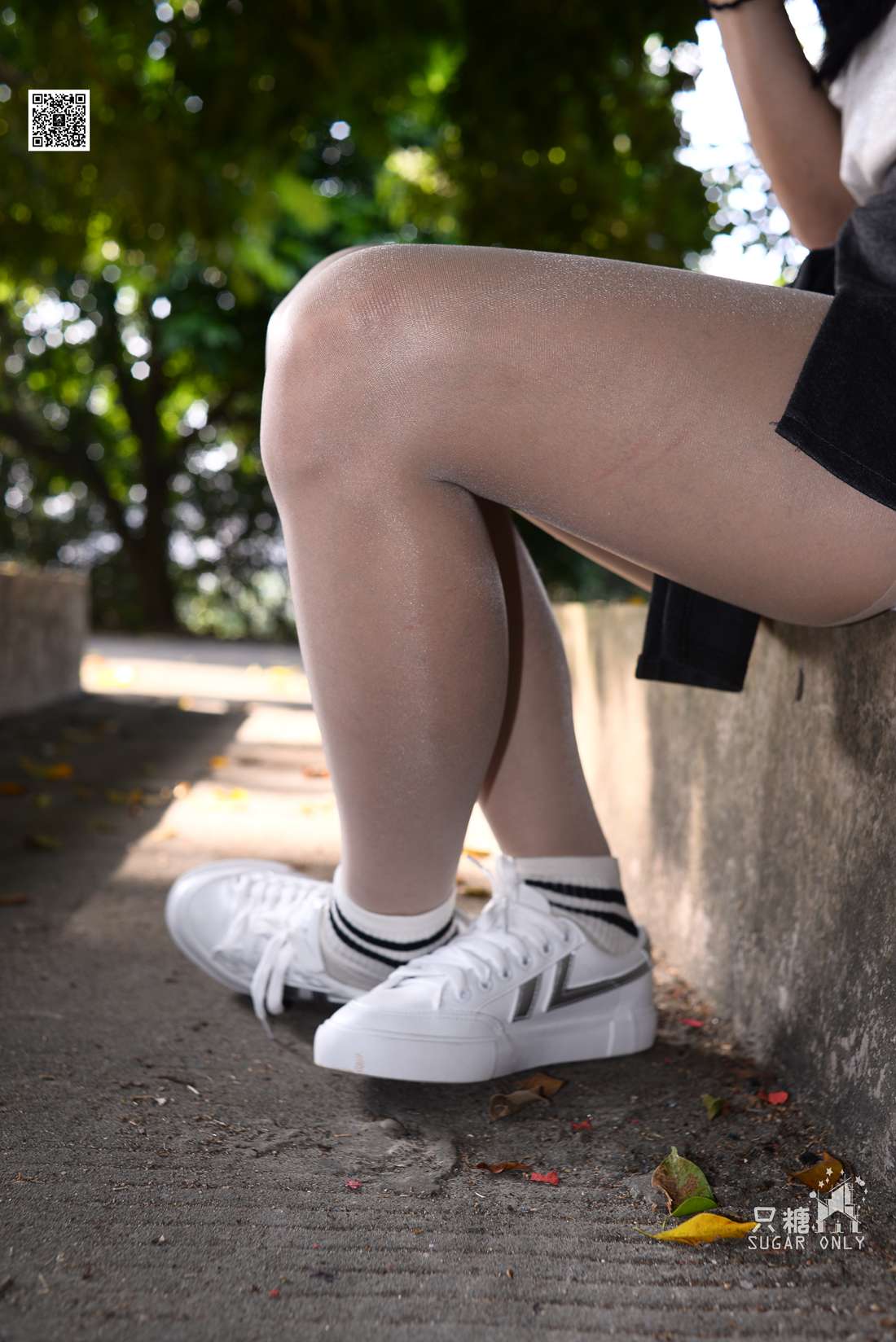 图片[170]-[只糖棉袜] NO.043 文文 包臀裙肉丝棉袜小白鞋 在线浏览 – 速更版-美库