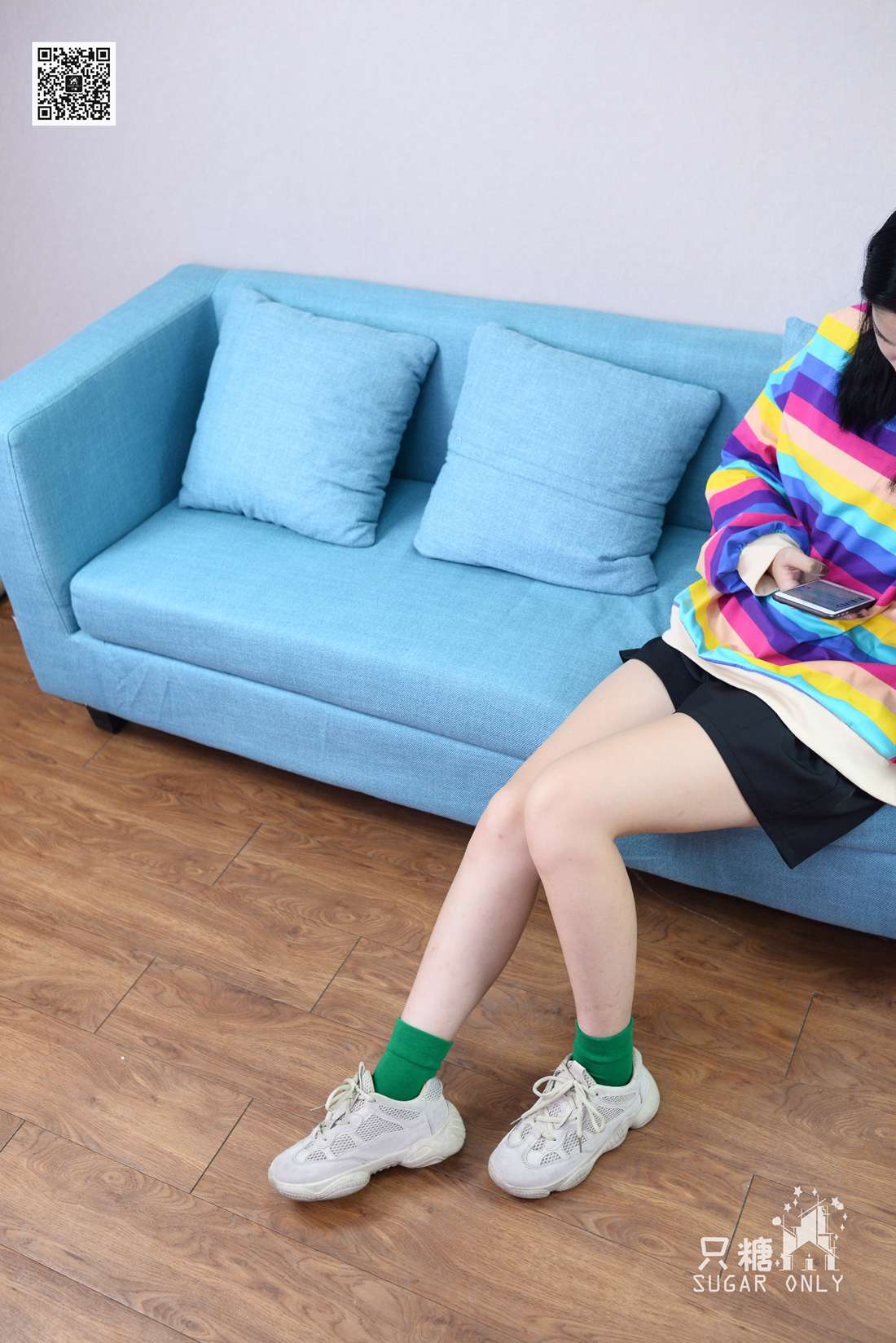 图片[54]-[只糖棉袜] NO.045 野鹿 彩虹糖给我一颗好不好 在线浏览 – 速更版-美库