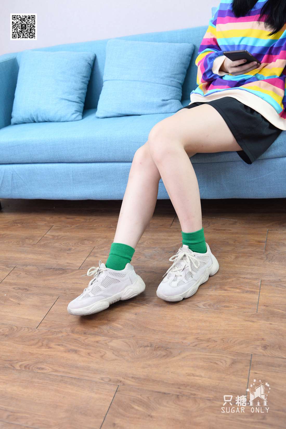 图片[67]-[只糖棉袜] NO.045 野鹿 彩虹糖给我一颗好不好 在线浏览 – 速更版-美库