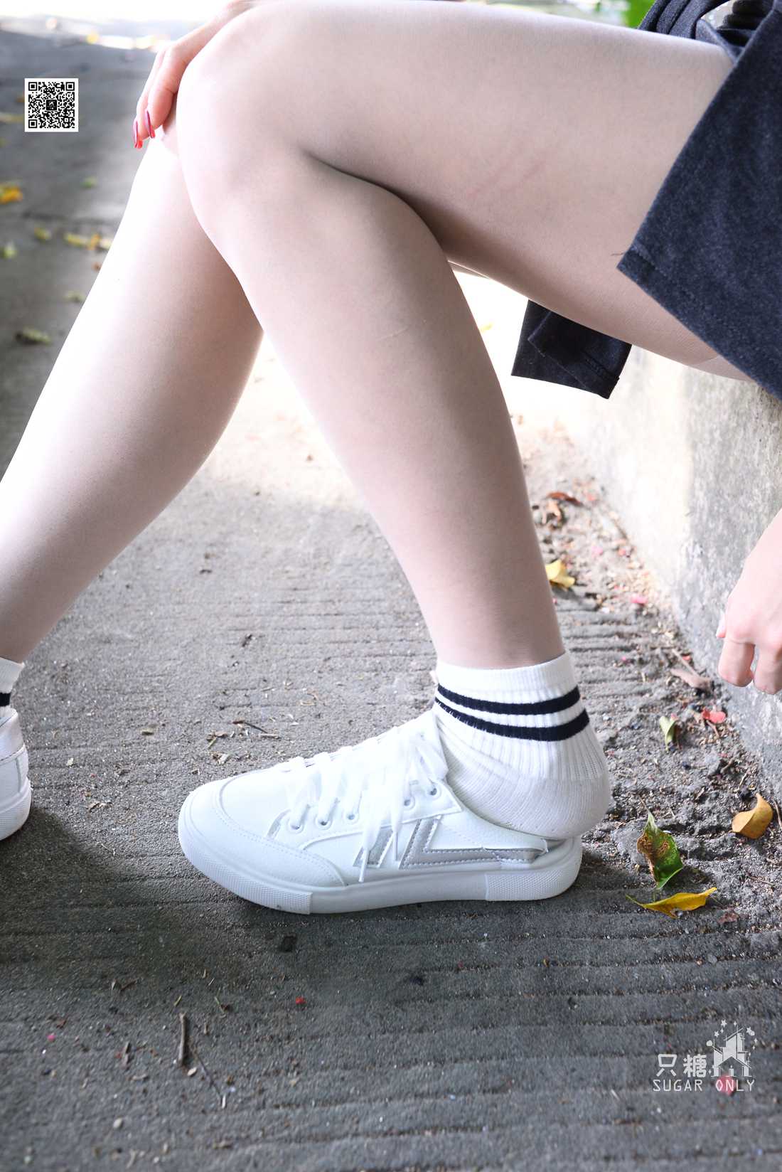 图片[104]-[只糖棉袜] NO.043 文文 包臀裙肉丝棉袜小白鞋 在线浏览 – 速更版-美库