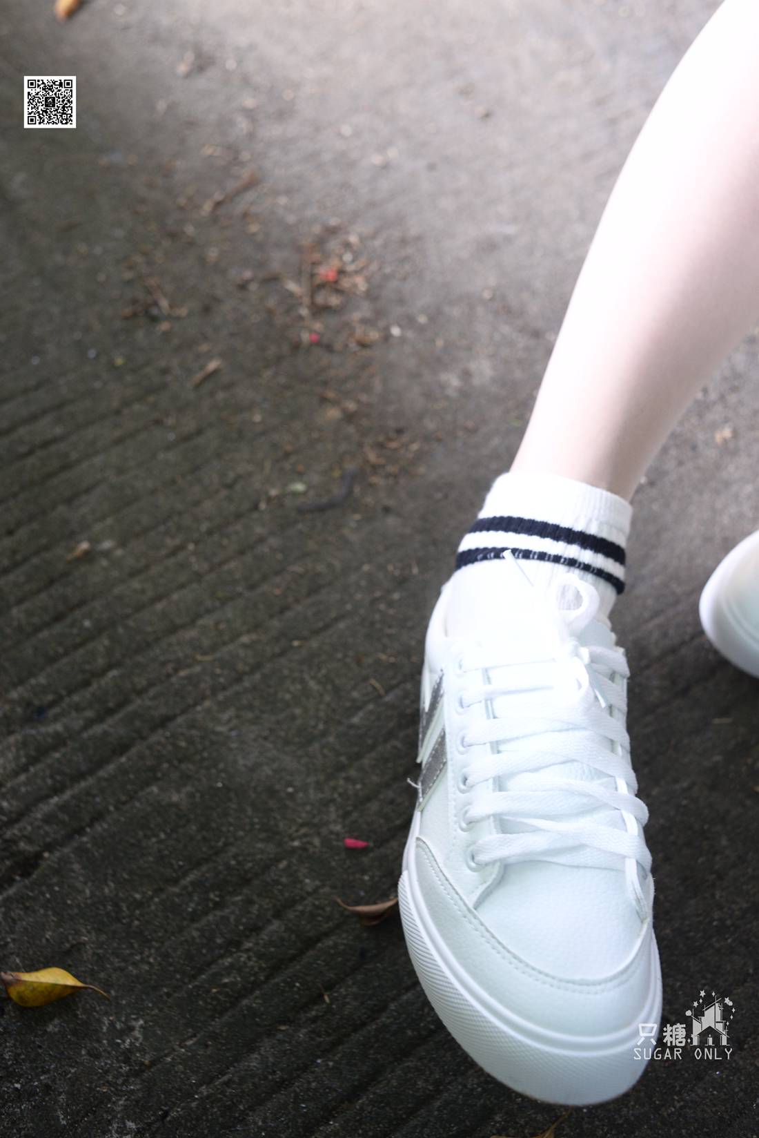 图片[48]-[只糖棉袜] NO.043 文文 包臀裙肉丝棉袜小白鞋 在线浏览 – 速更版-美库