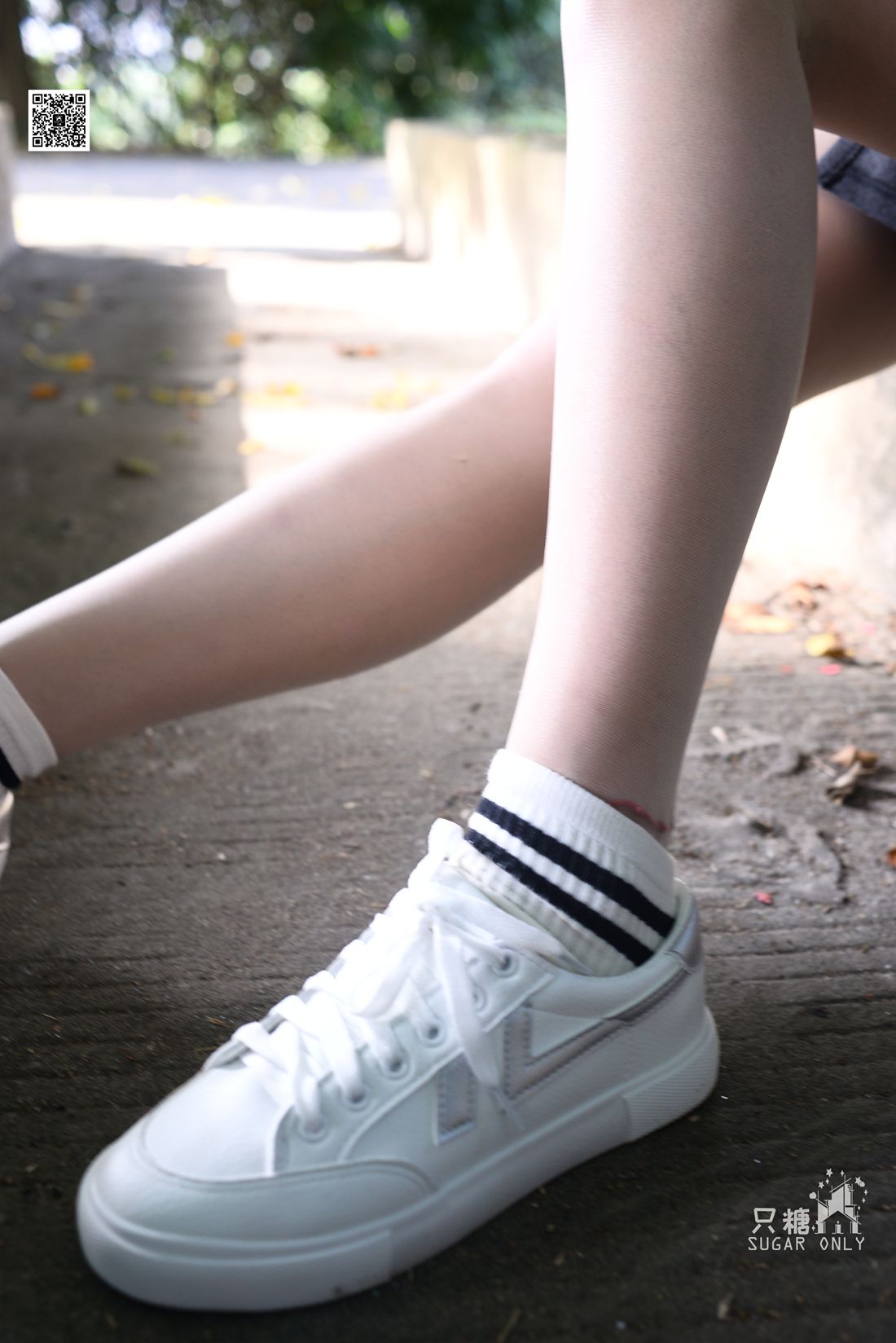 图片[127]-[只糖棉袜] NO.043 文文 包臀裙肉丝棉袜小白鞋 在线浏览 – 速更版-美库