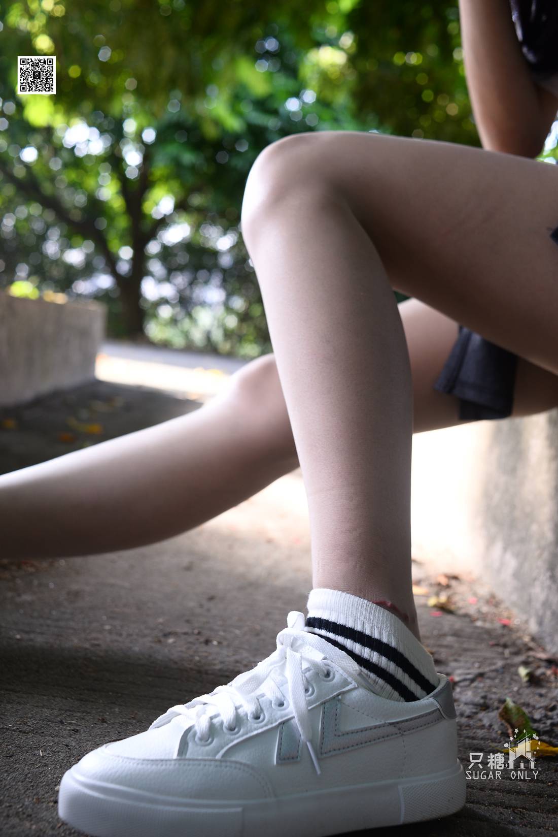 图片[118]-[只糖棉袜] NO.043 文文 包臀裙肉丝棉袜小白鞋 在线浏览 – 速更版-美库