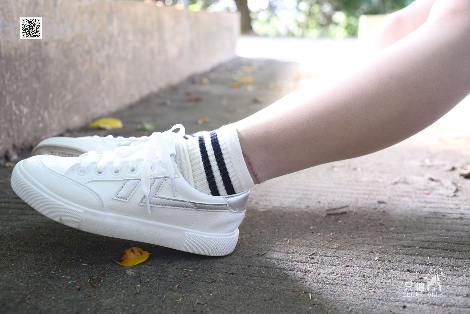 图片[134]-[只糖棉袜] NO.043 文文 包臀裙肉丝棉袜小白鞋 在线浏览 – 速更版-美库