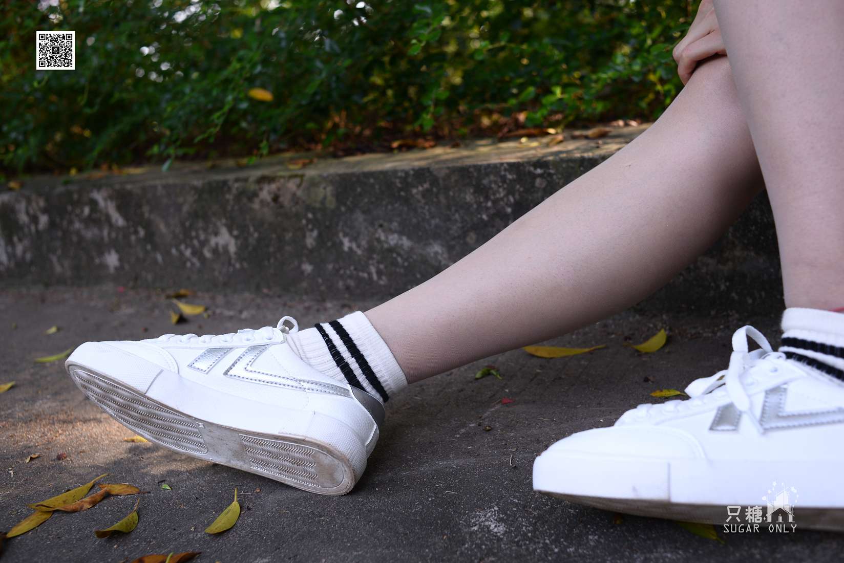 图片[221]-[只糖棉袜] NO.043 文文 包臀裙肉丝棉袜小白鞋 在线浏览 – 速更版-美库
