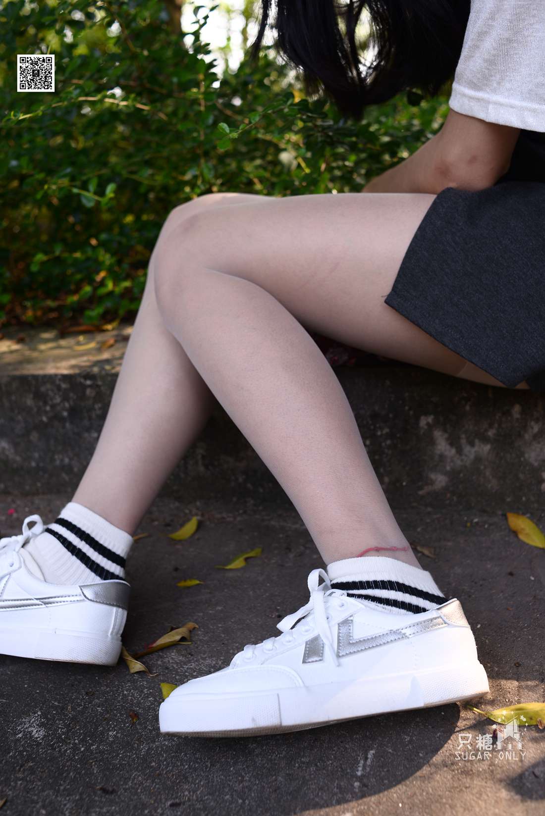 图片[91]-[只糖棉袜] NO.043 文文 包臀裙肉丝棉袜小白鞋 在线浏览 – 速更版-美库