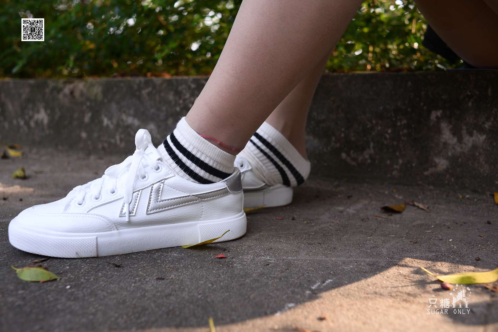 图片[182]-[只糖棉袜] NO.043 文文 包臀裙肉丝棉袜小白鞋 在线浏览 – 速更版-美库