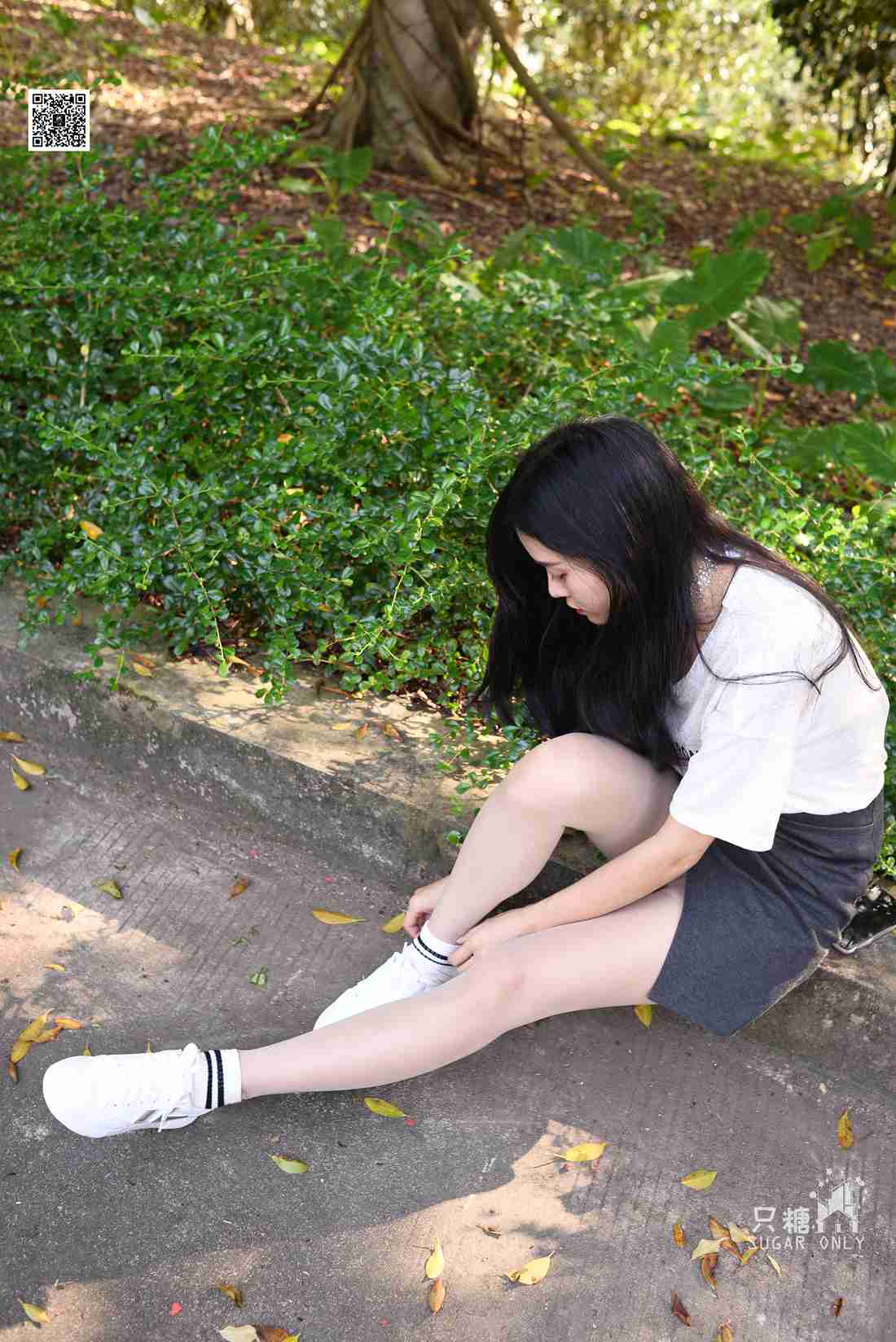 图片[69]-[只糖棉袜] NO.043 文文 包臀裙肉丝棉袜小白鞋 在线浏览 – 速更版-美库