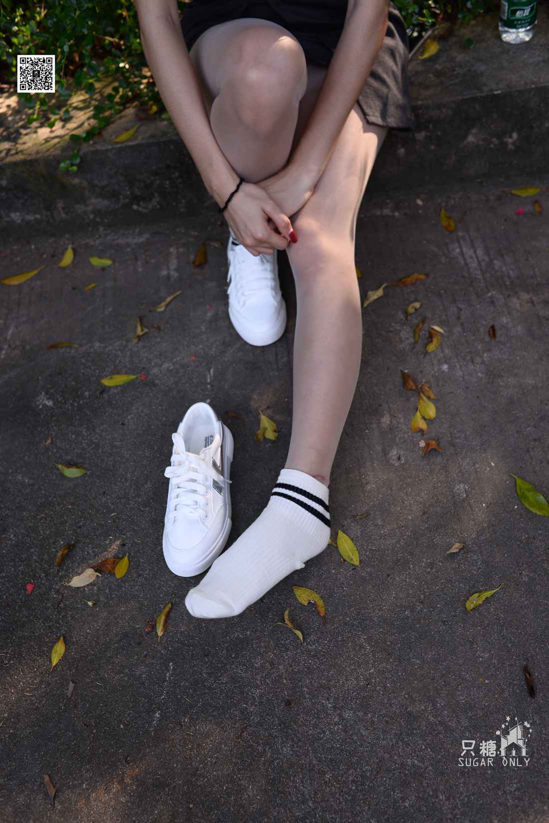图片[64]-[只糖棉袜] NO.043 文文 包臀裙肉丝棉袜小白鞋 在线浏览 – 速更版-美库