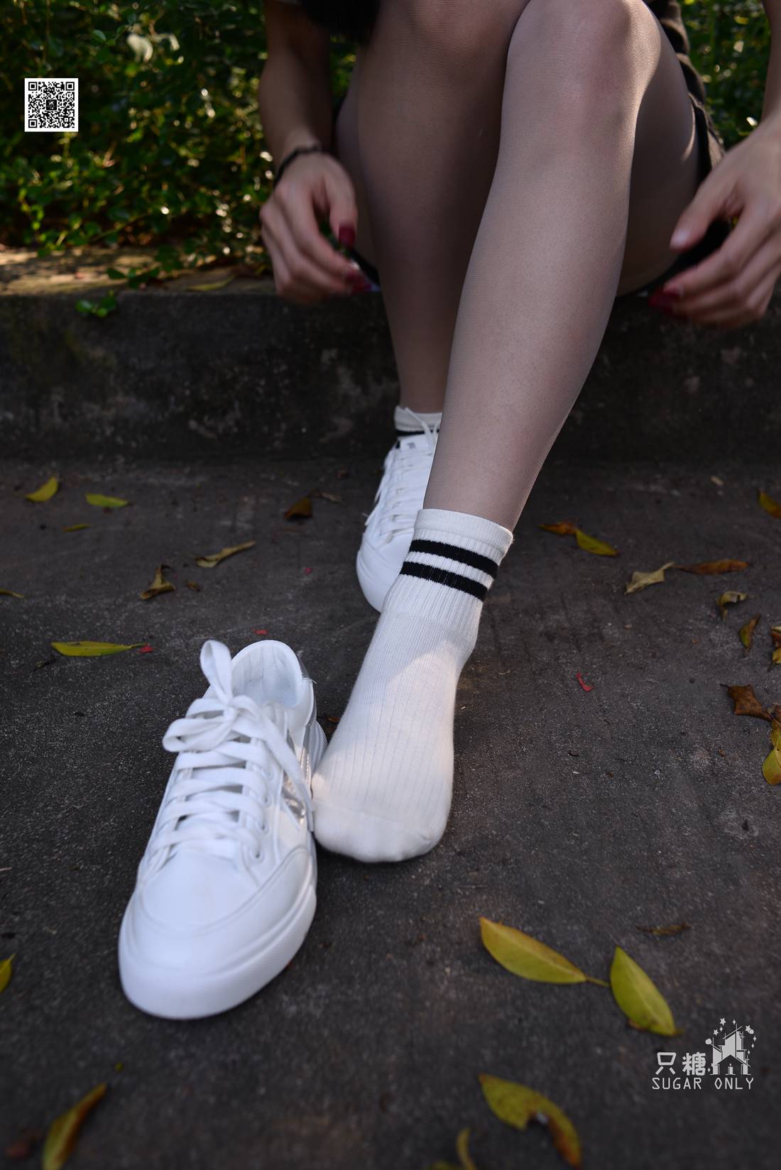 图片[210]-[只糖棉袜] NO.043 文文 包臀裙肉丝棉袜小白鞋 在线浏览 – 速更版-美库
