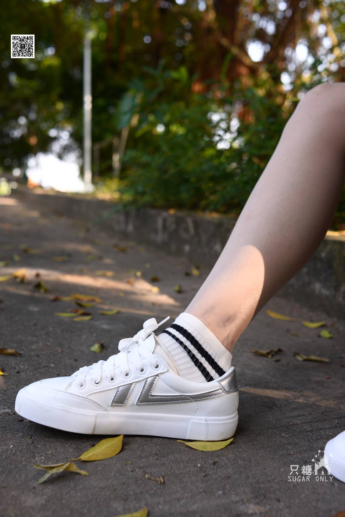 图片[187]-[只糖棉袜] NO.043 文文 包臀裙肉丝棉袜小白鞋 在线浏览 – 速更版-美库